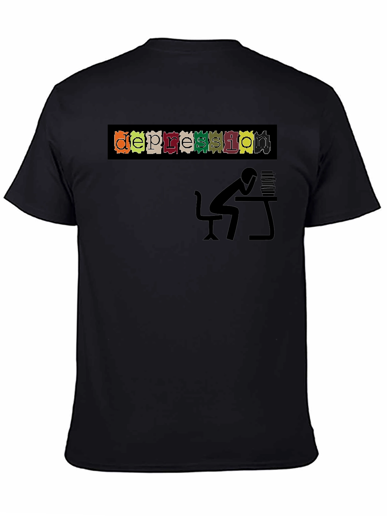 Depression Graphic Tee - Comfort & Style