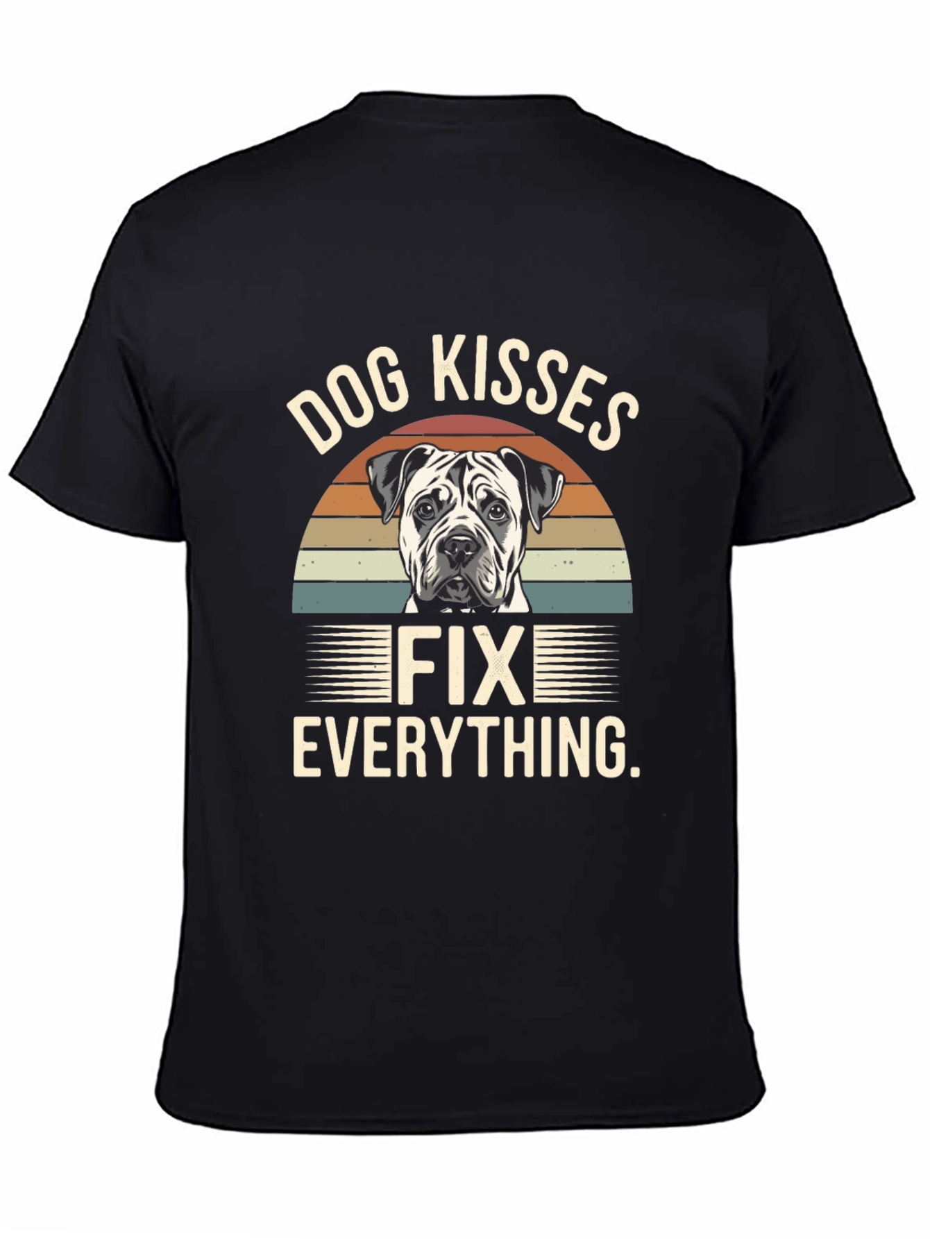 Dog Kisses Fix Everything Graphic T-Shirt