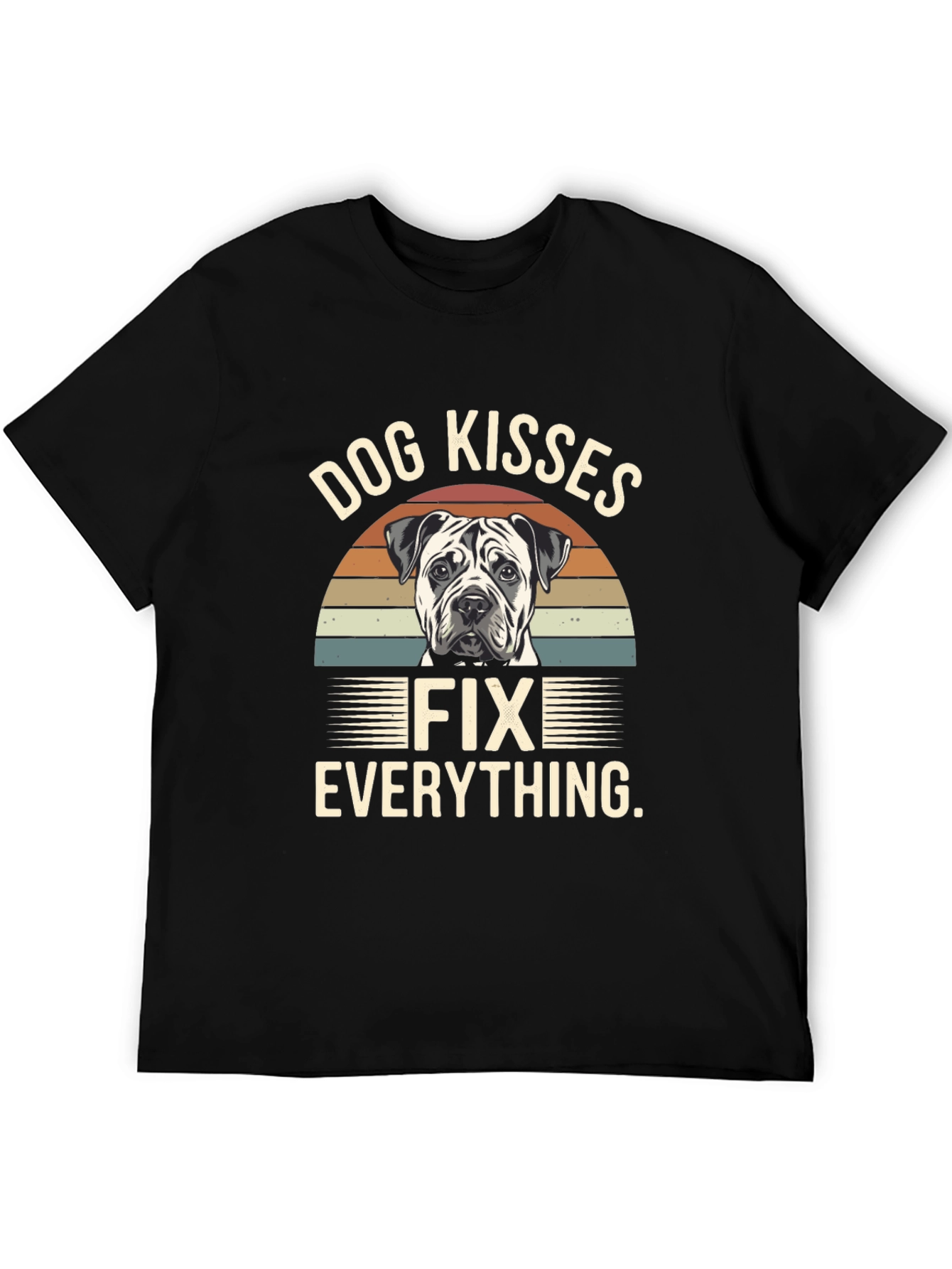 Dog Kisses Fix Everything Graphic T-Shirt