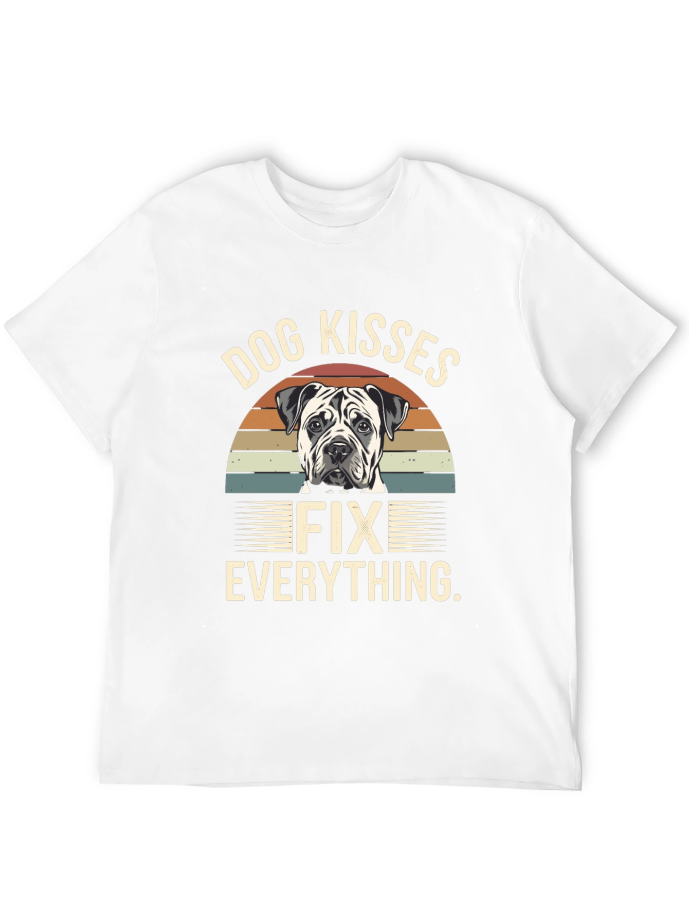 Dog Kisses Fix Everything Graphic T-Shirt