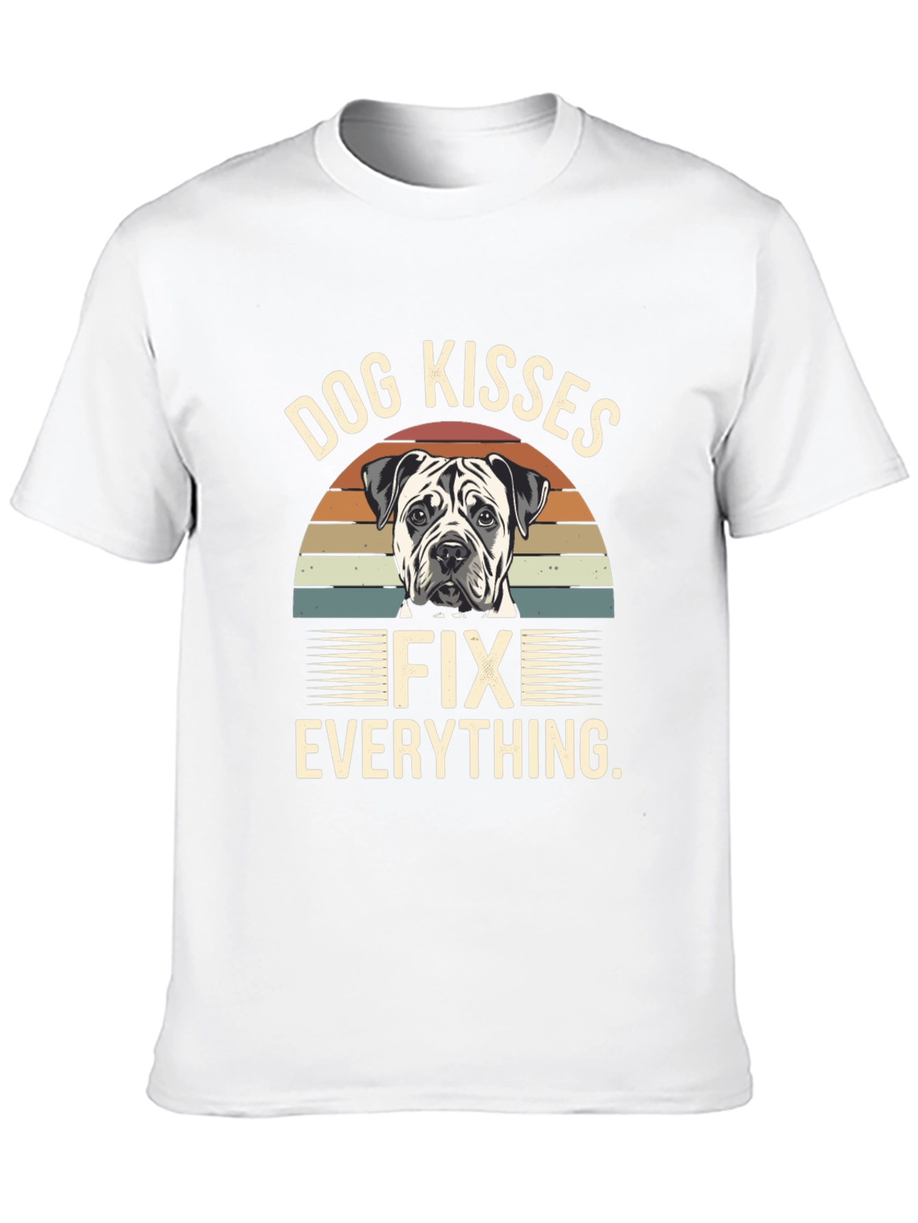 Dog Kisses Fix Everything Graphic T-Shirt