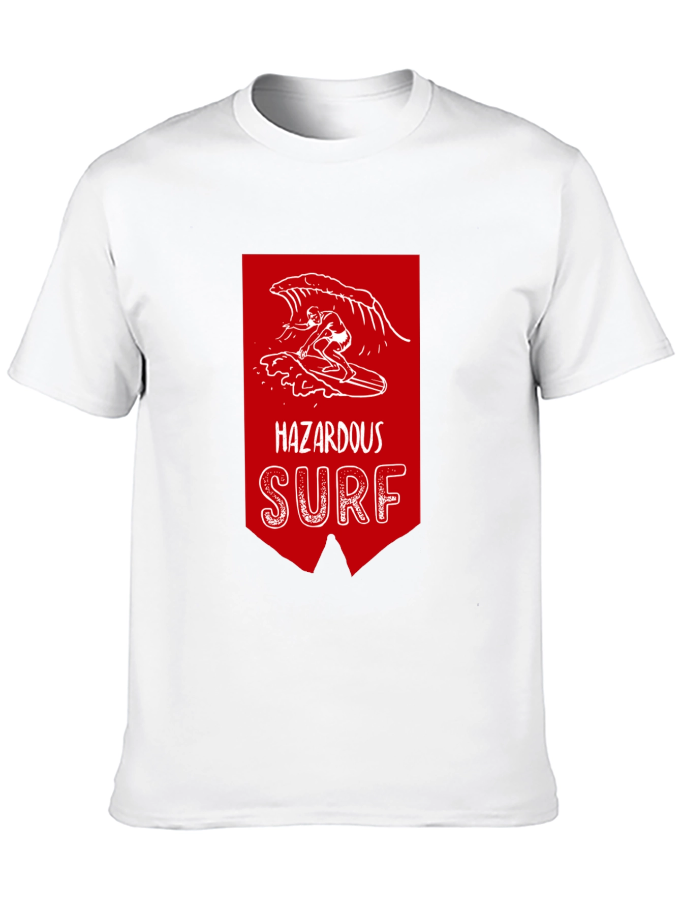 Hazardous Surf Graphic Tee - Black Cotton