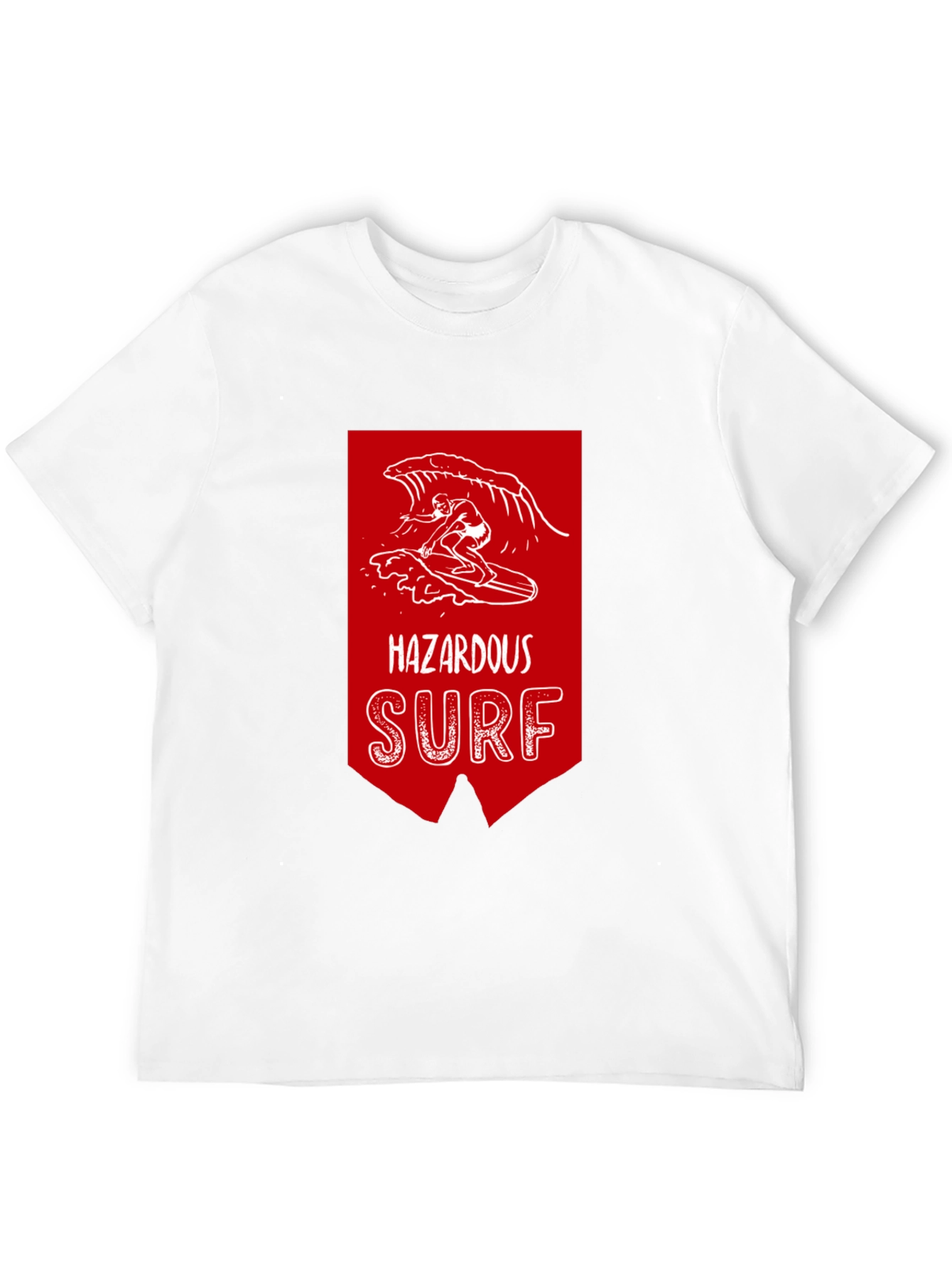 Hazardous Surf Graphic Tee - Black Cotton