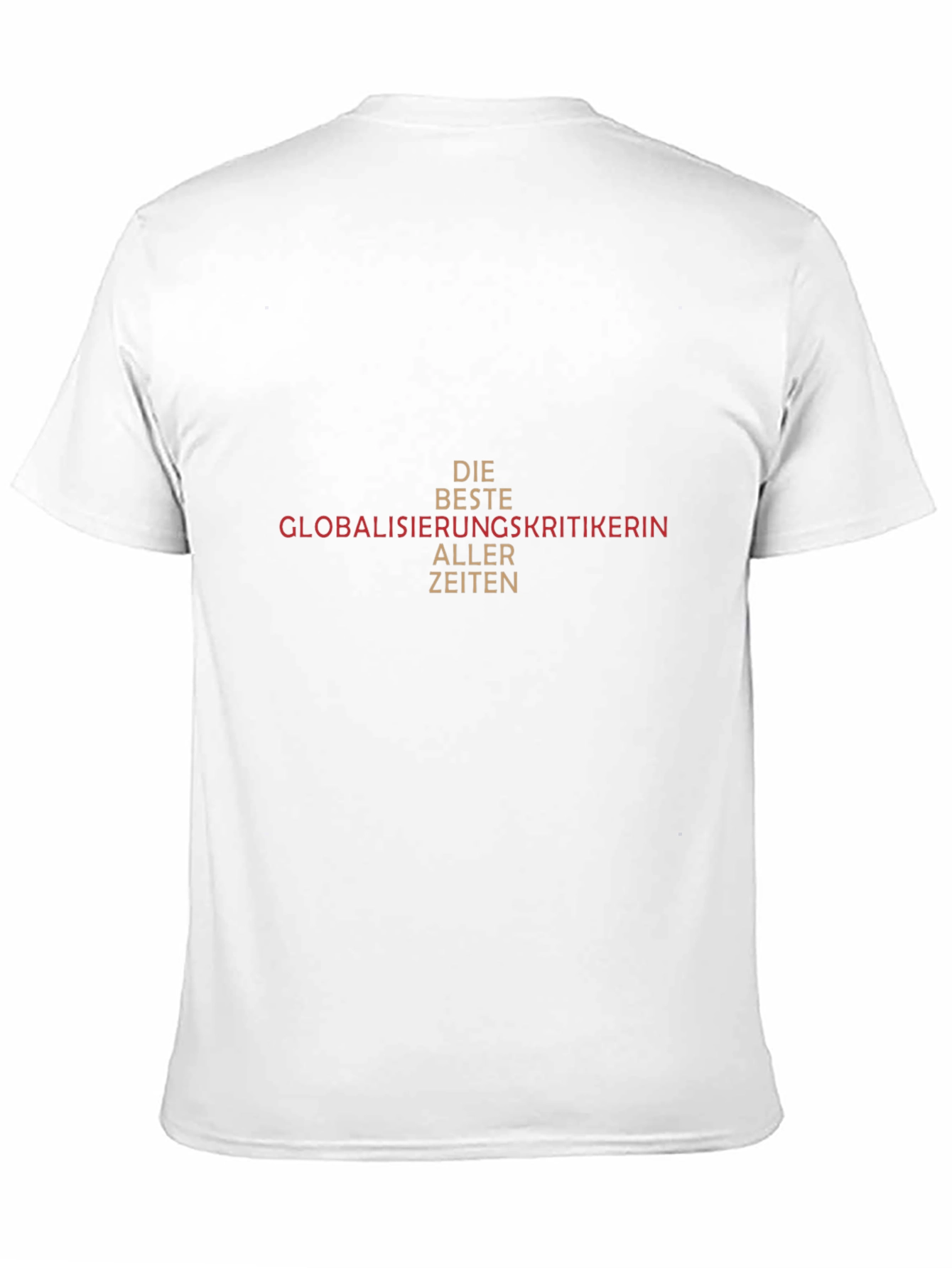 Globalisierungskritikerin T-Shirt