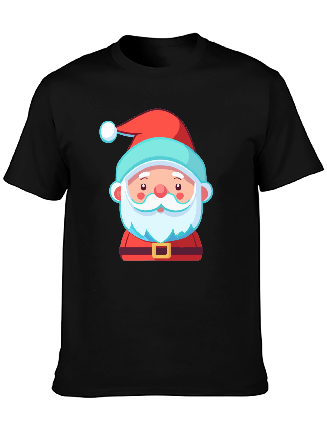Santa Graphic Tee - Festive Holiday T-Shirt