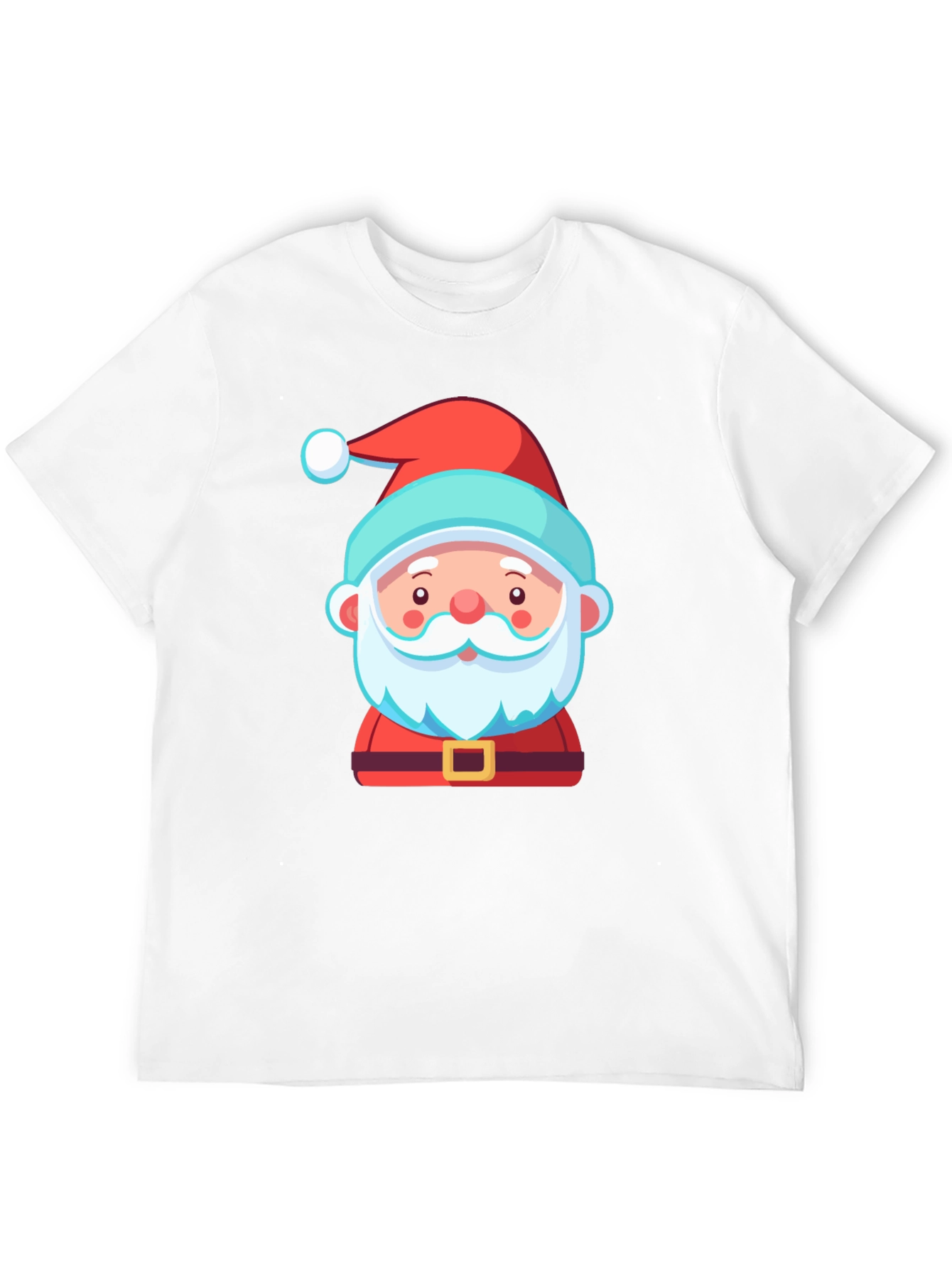 Santa Graphic Tee - Festive Holiday T-Shirt