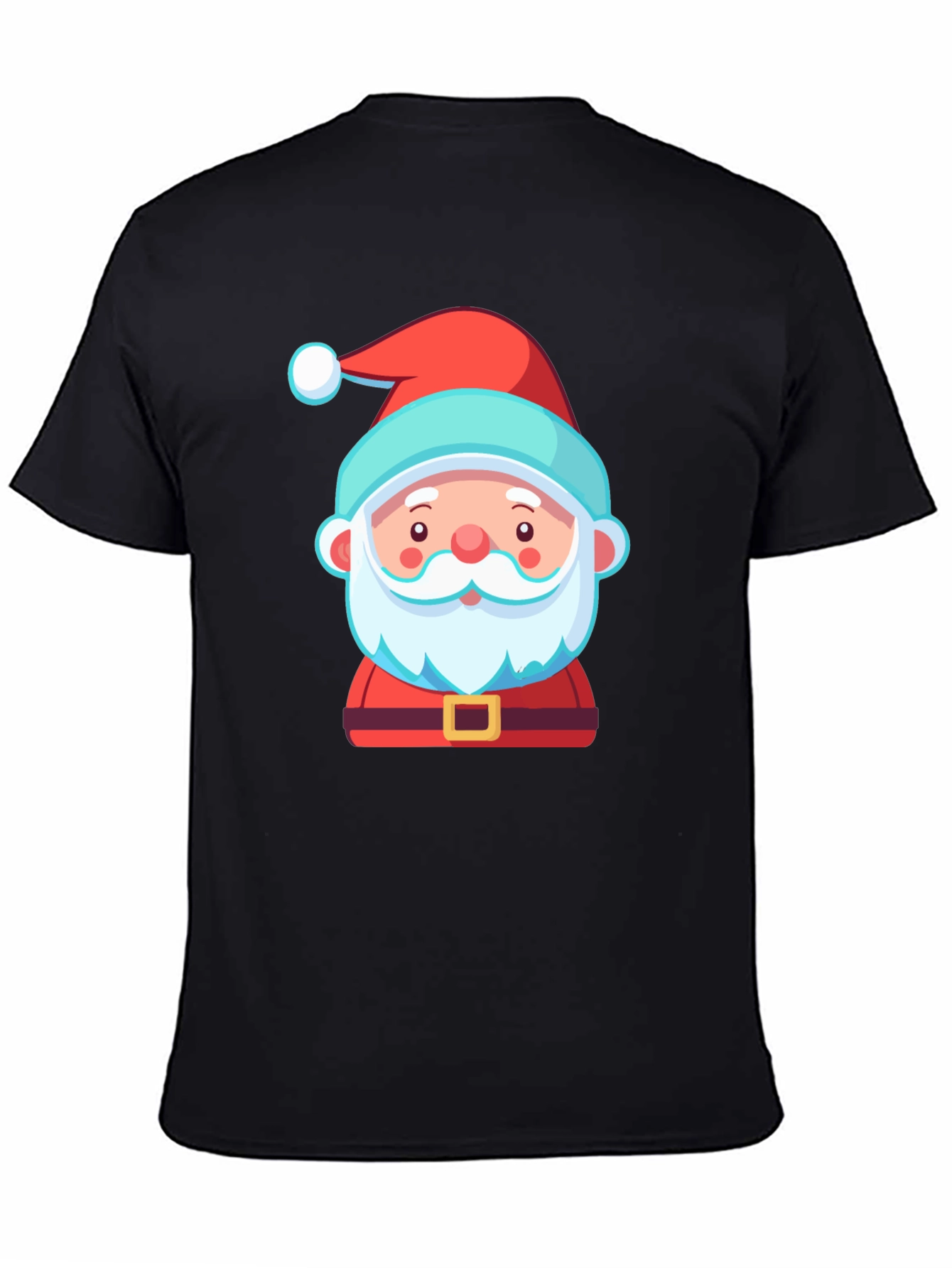 Santa Graphic Tee - Festive Holiday T-Shirt