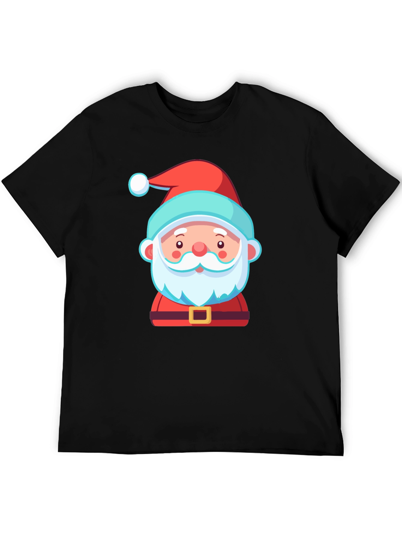 Santa Graphic Tee - Festive Holiday T-Shirt