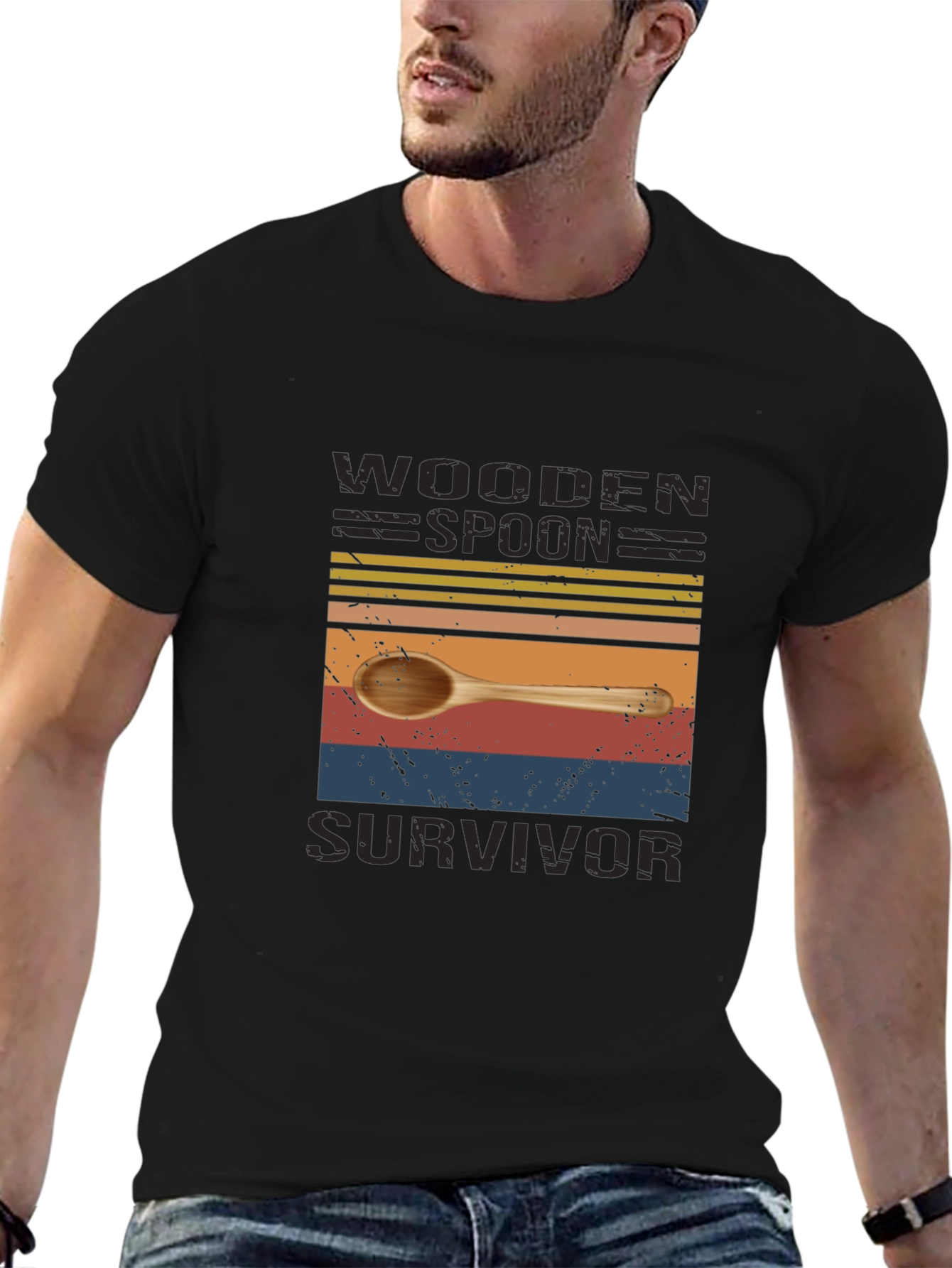 Wooden Spoon Survivor Novelty T-Shirt