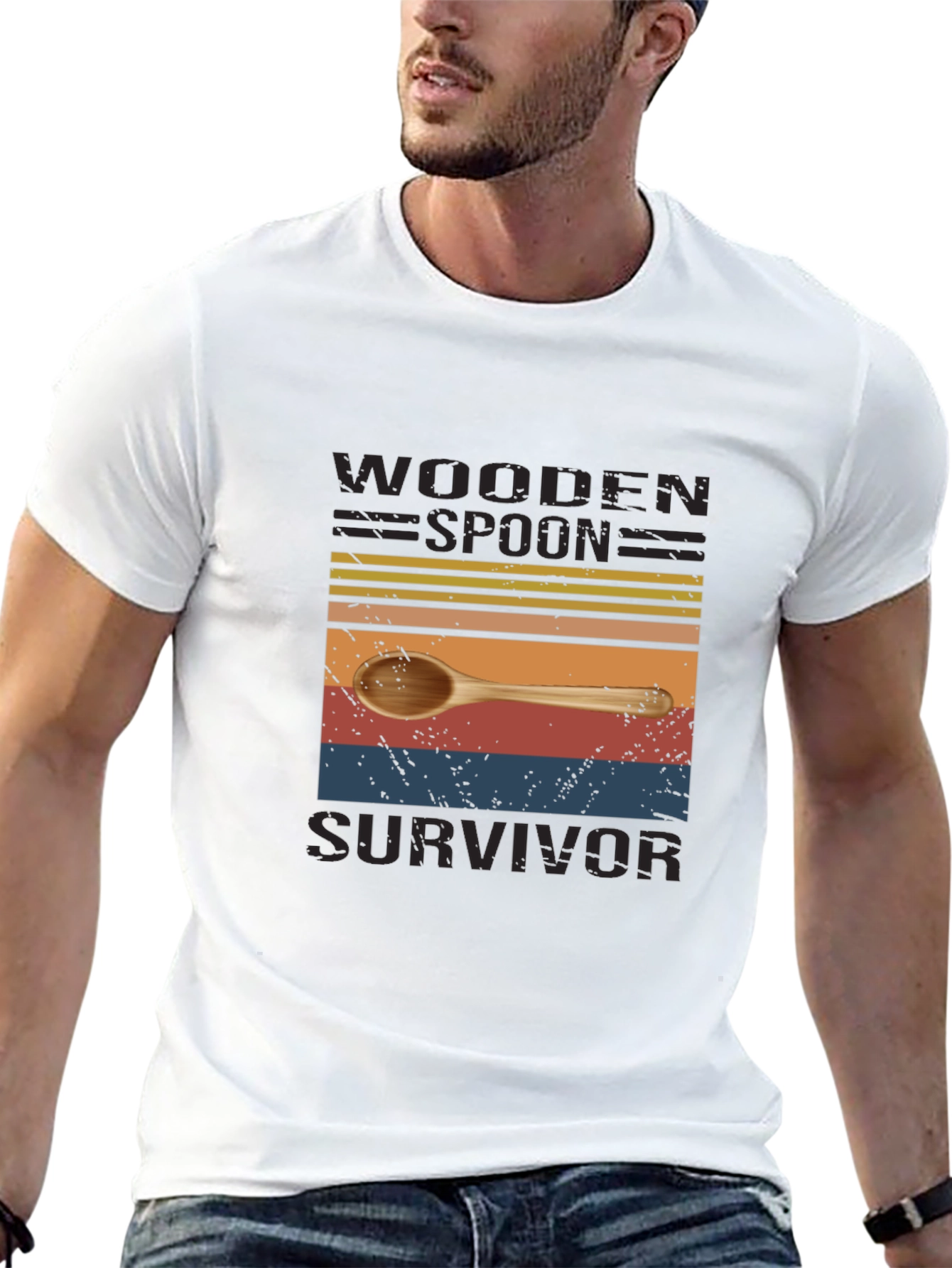 Wooden Spoon Survivor Novelty T-Shirt