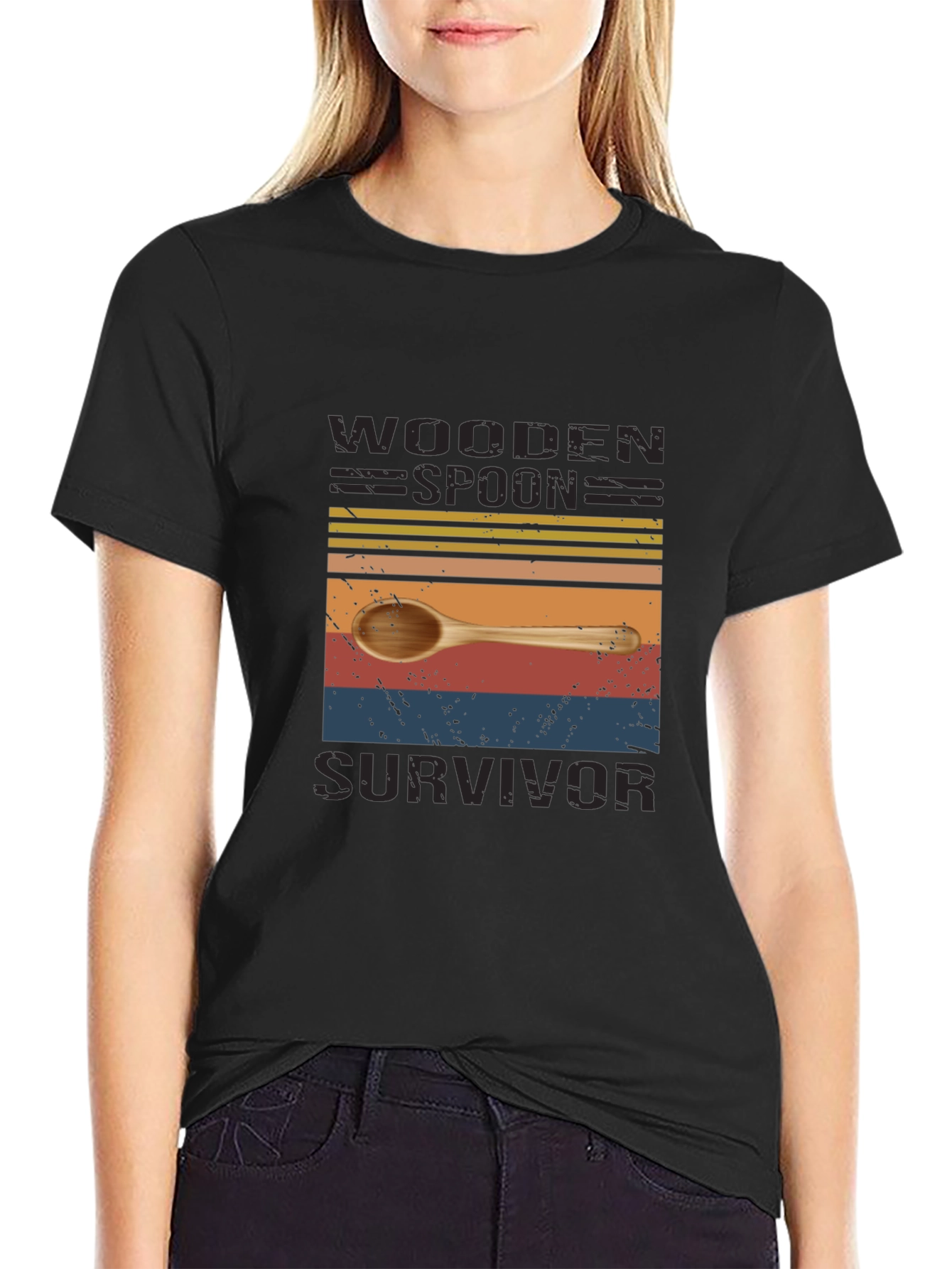 Wooden Spoon Survivor Novelty T-Shirt