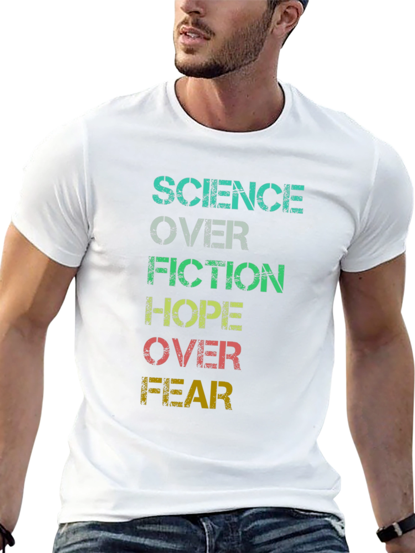 Science Over Fiction Graphic Tee
