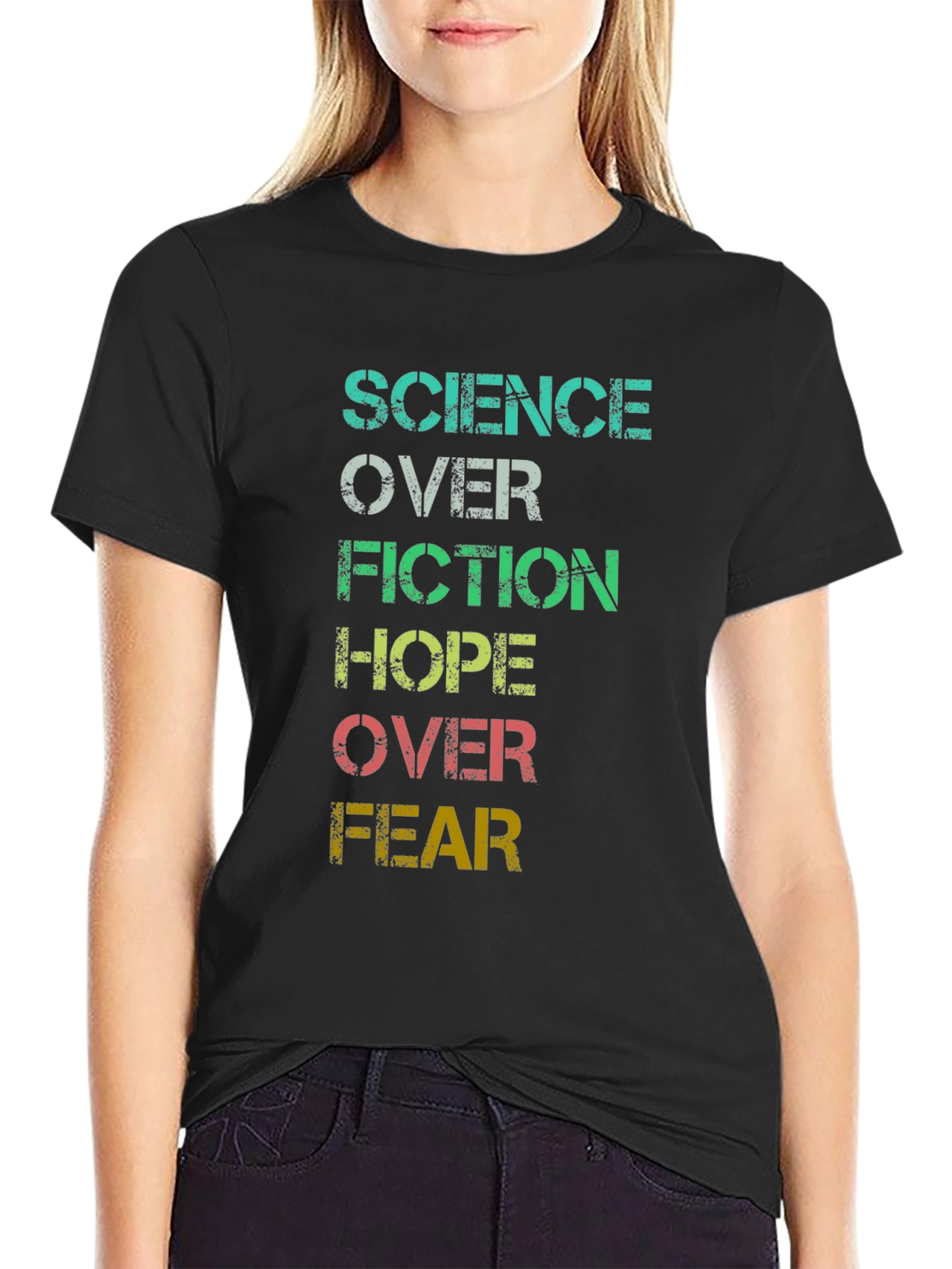 Science Over Fiction Graphic Tee