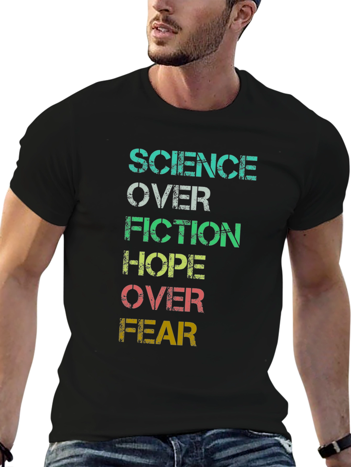 Science Over Fiction Graphic Tee