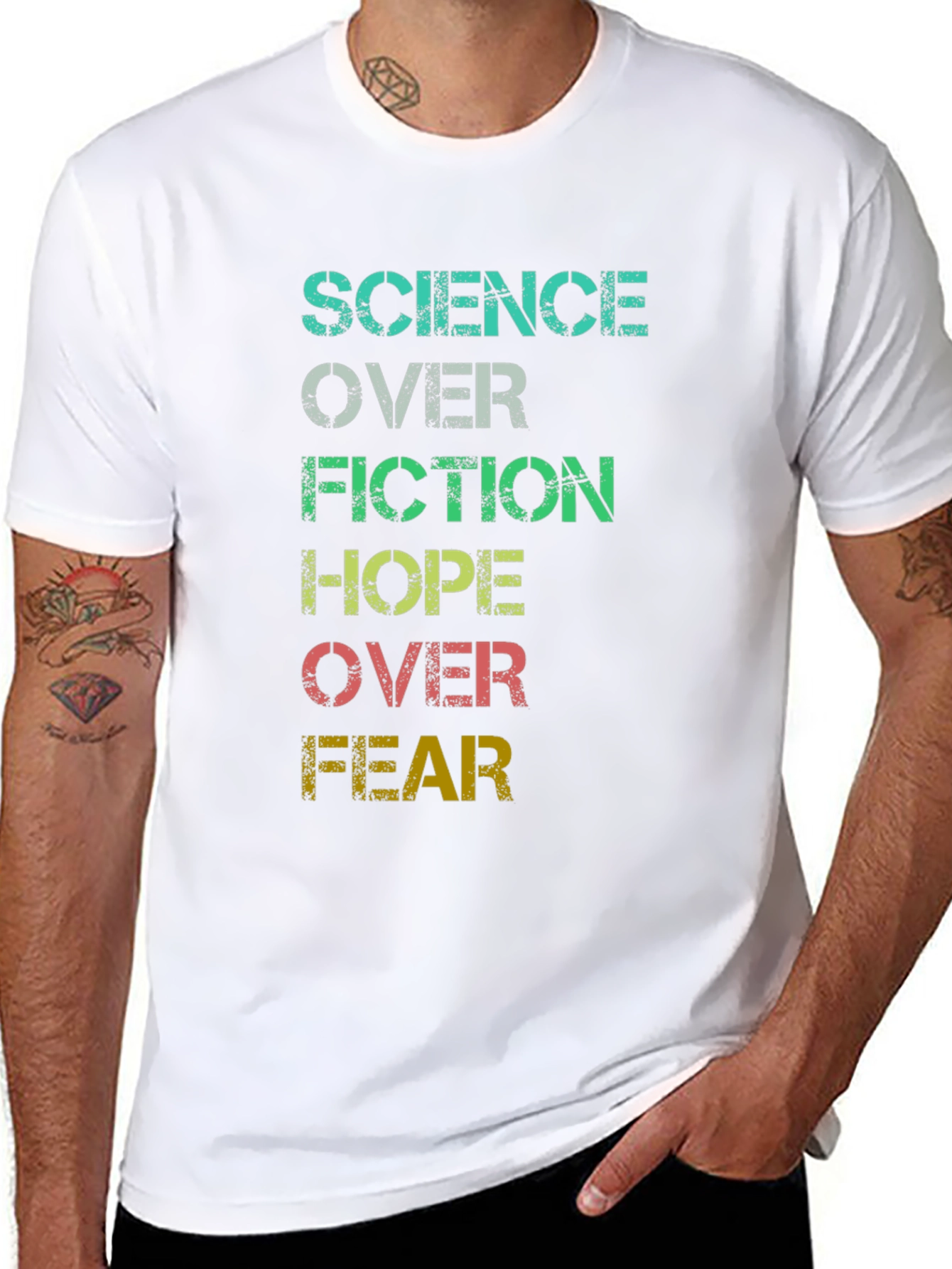 Science Over Fiction Graphic Tee