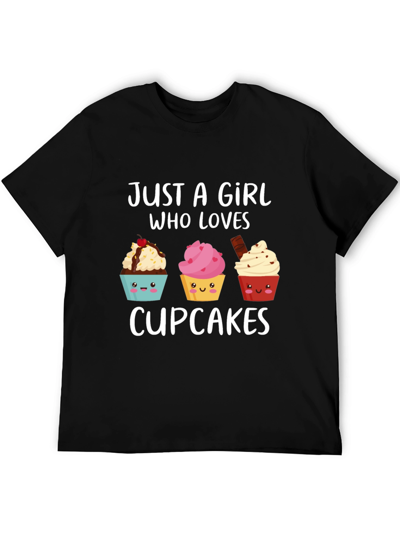 Just A Girl Who Loves Cupcakes T-Shirt