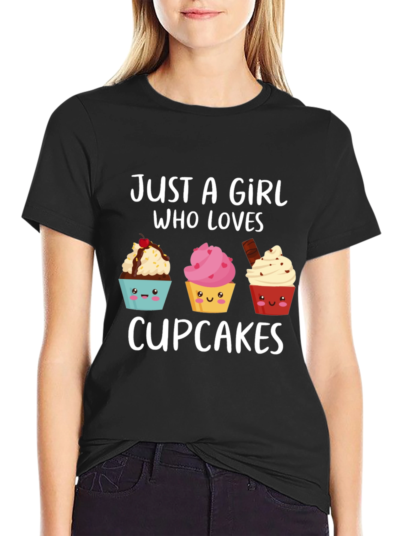 Just A Girl Who Loves Cupcakes T-Shirt