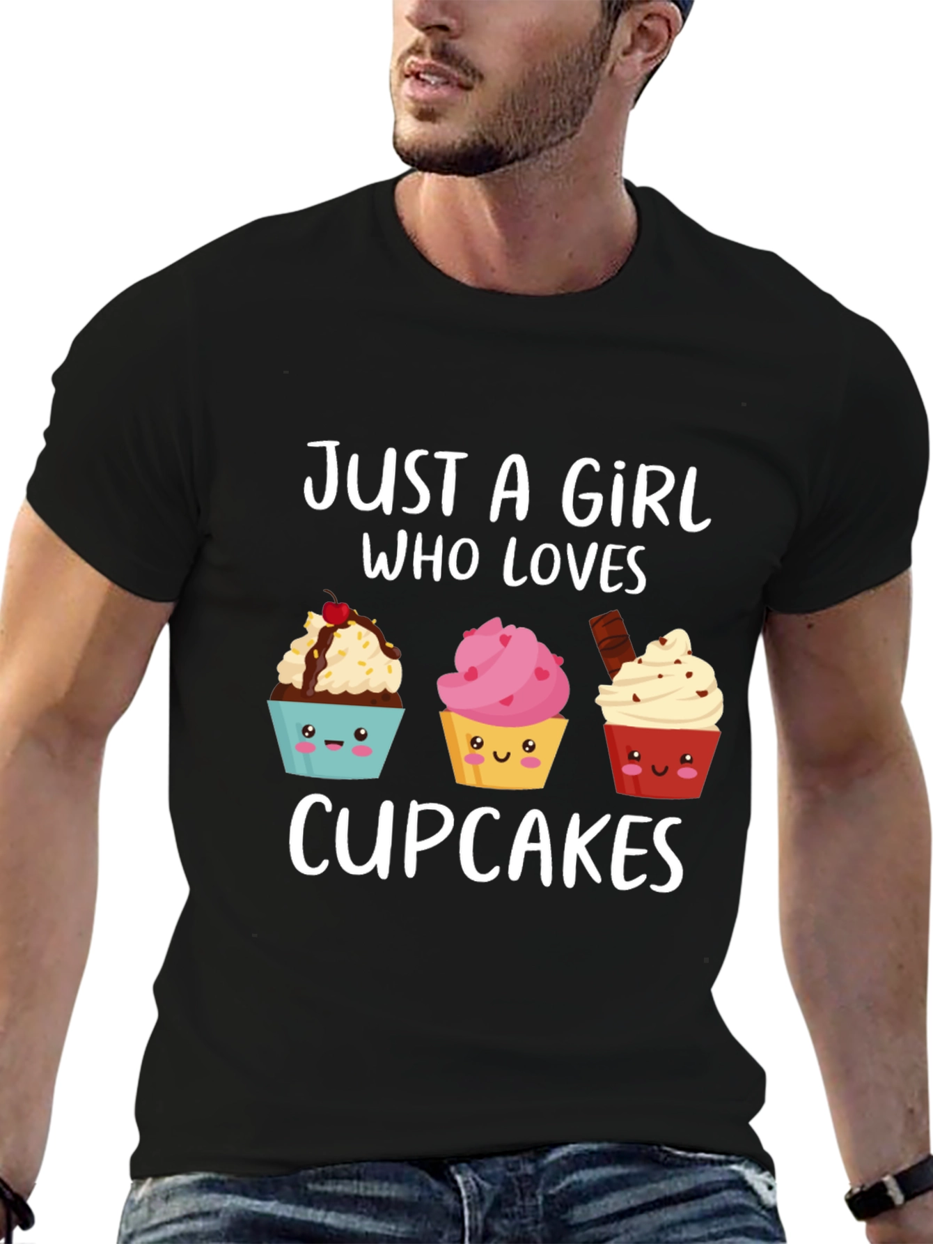 Just A Girl Who Loves Cupcakes T-Shirt