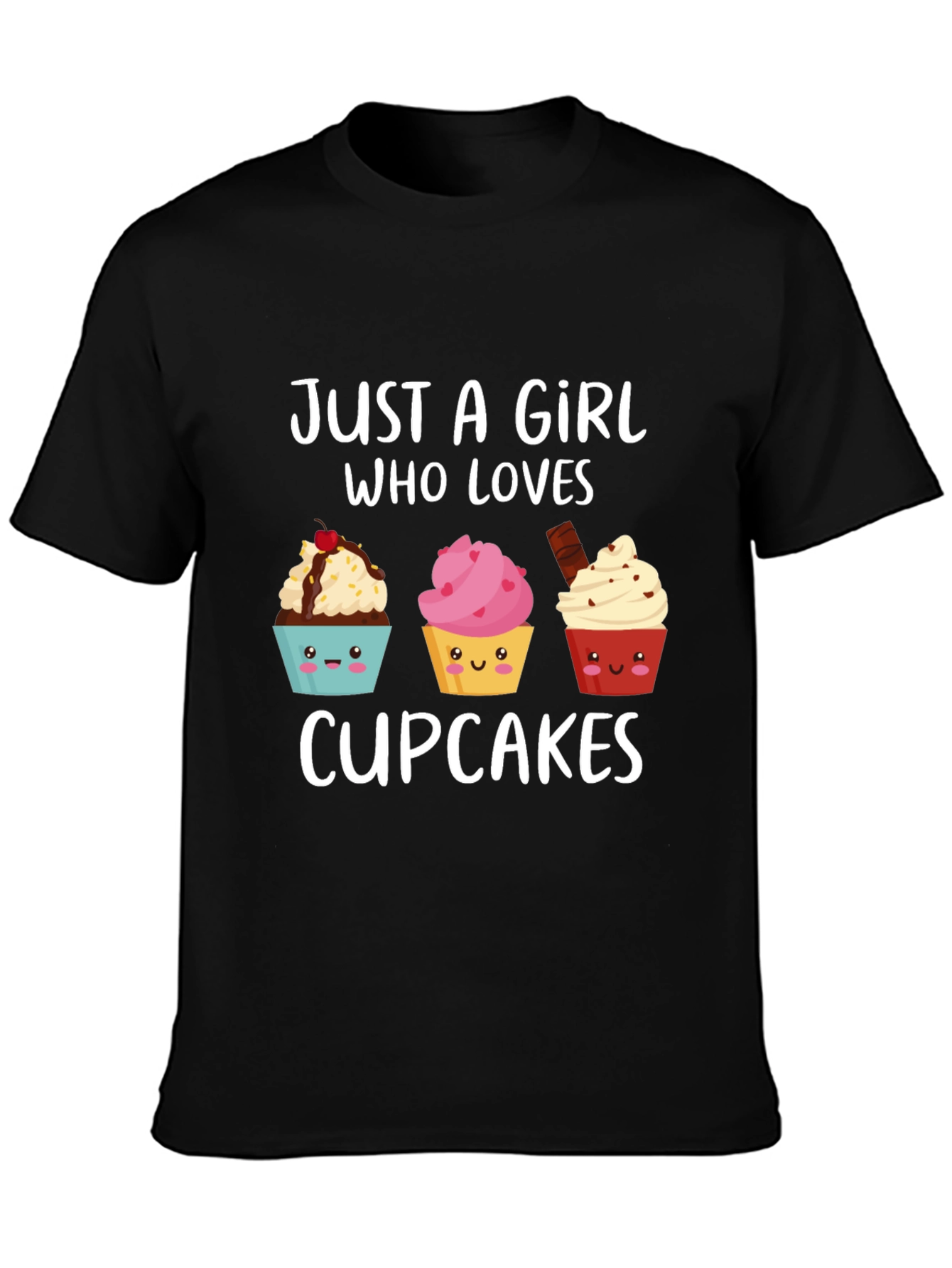 Just A Girl Who Loves Cupcakes T-Shirt