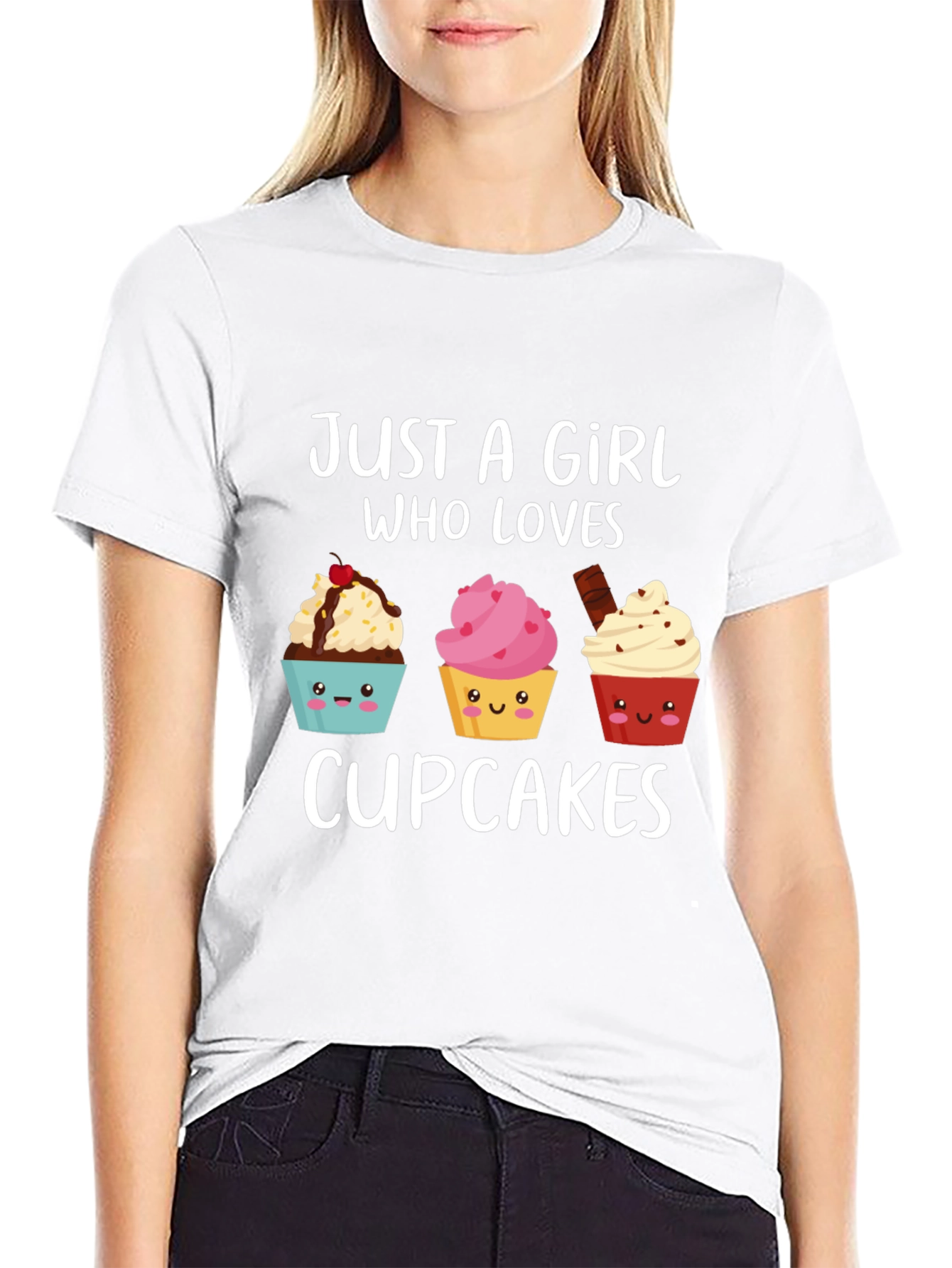 Just A Girl Who Loves Cupcakes T-Shirt