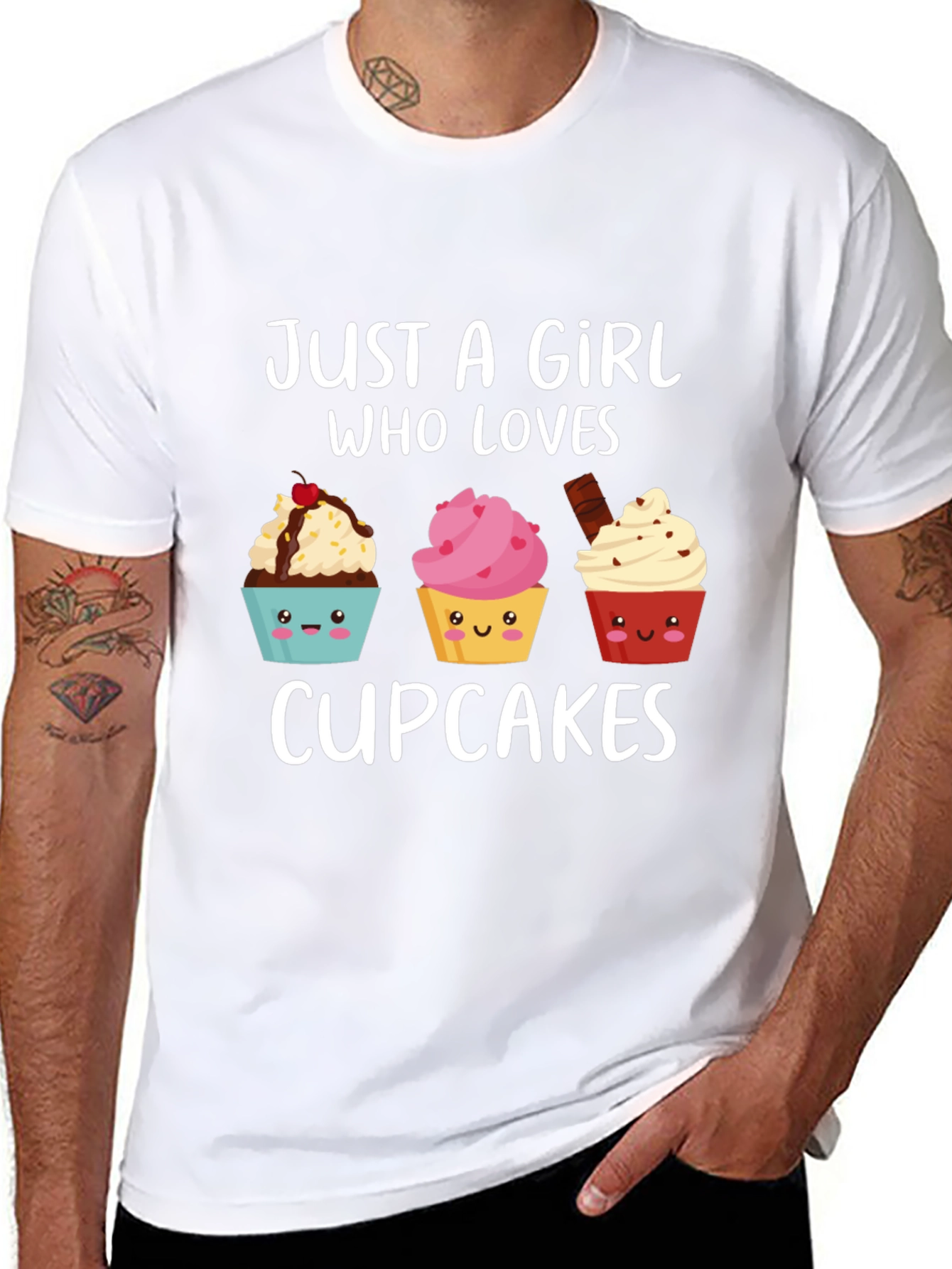Just A Girl Who Loves Cupcakes T-Shirt