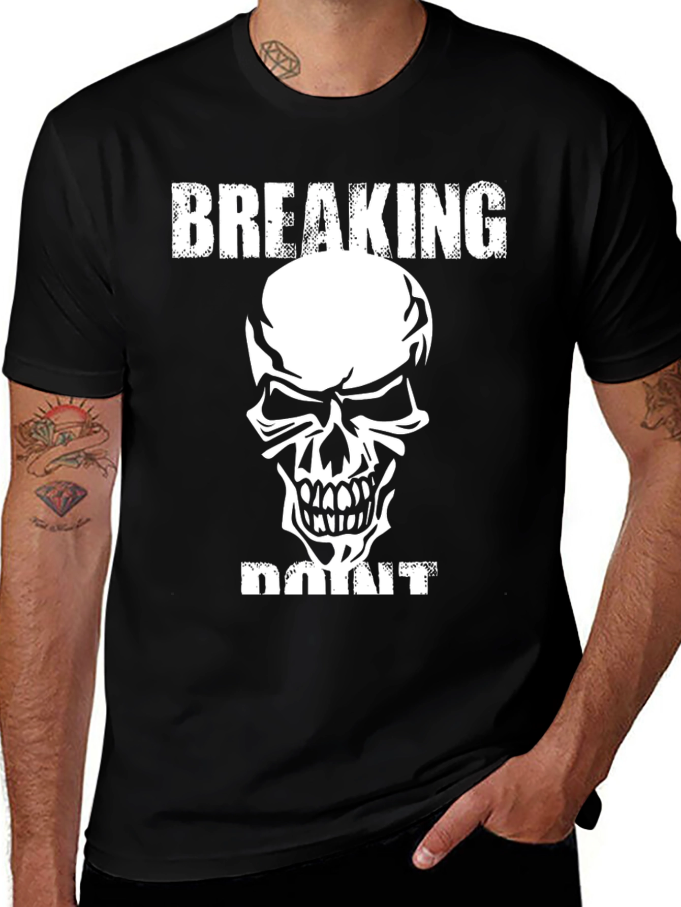 Breaking Point Skull Graphic Tee