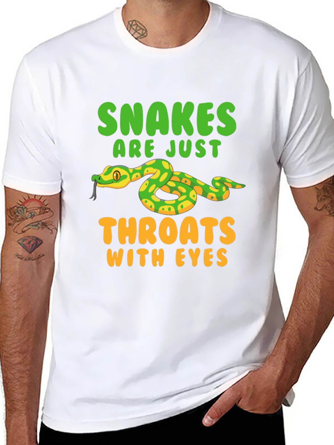 Snakes Are Just Throats With Eyes T-Shirt