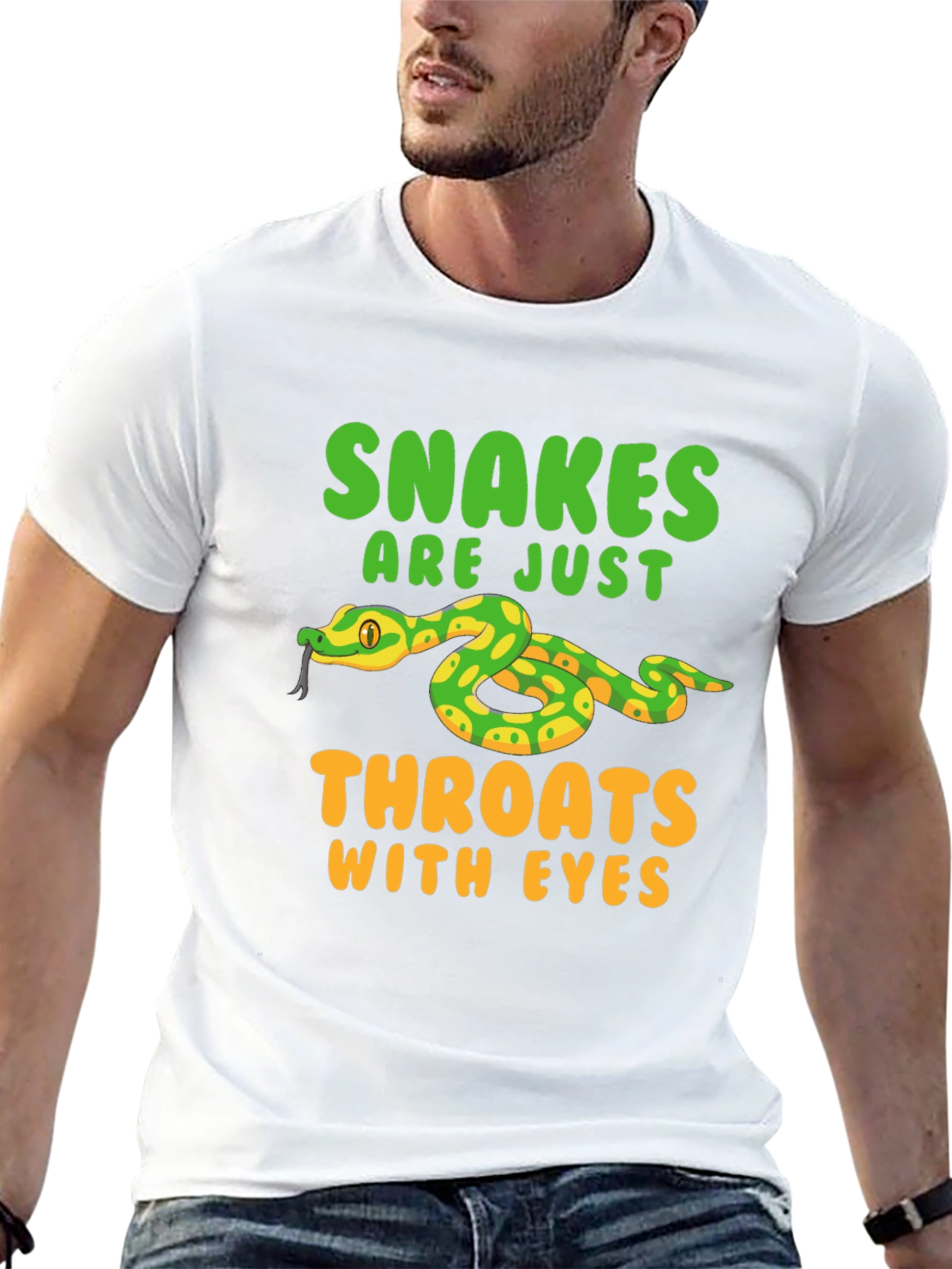 Snakes Are Just Throats With Eyes T-Shirt