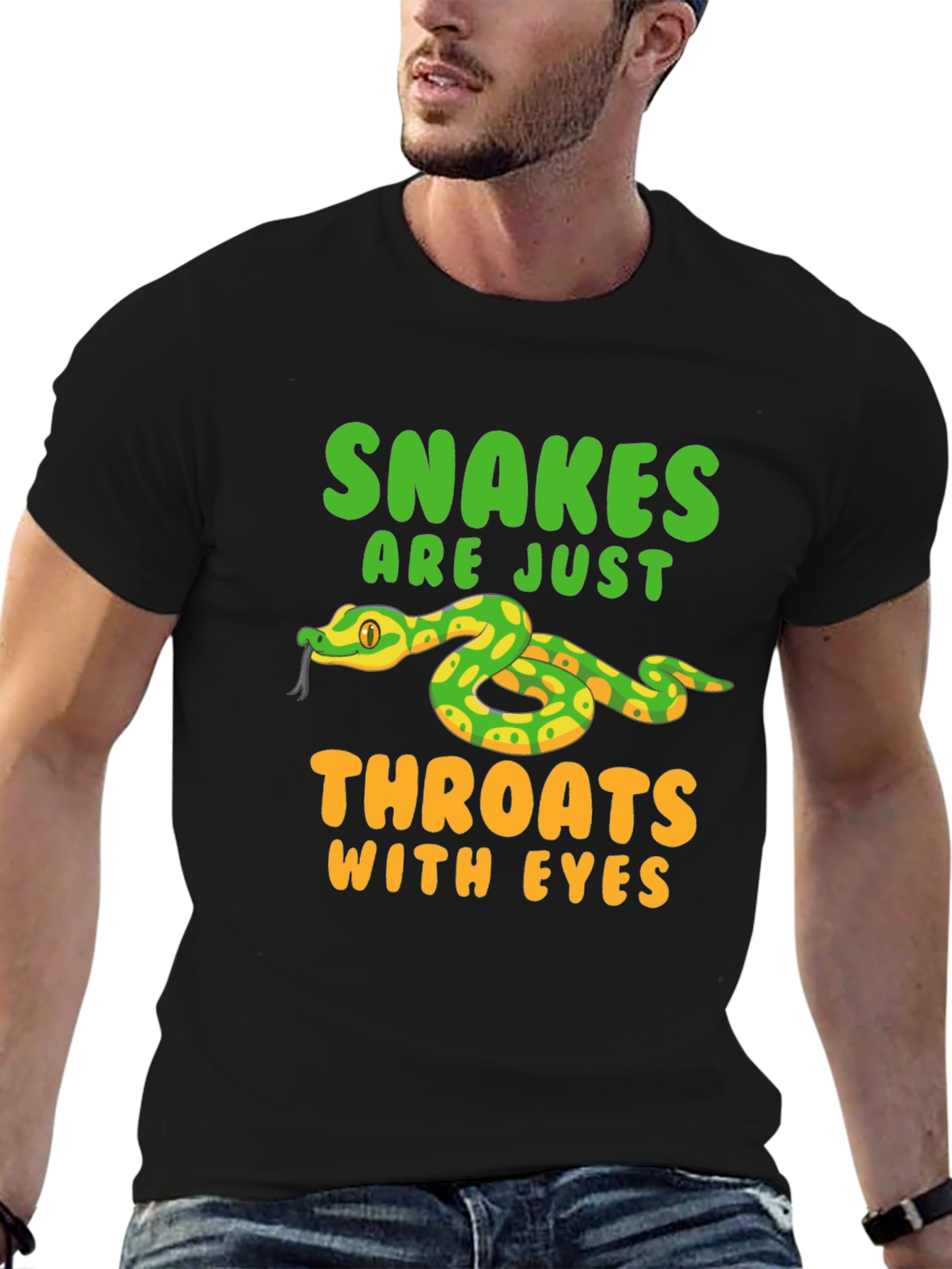 Snakes Are Just Throats With Eyes T-Shirt
