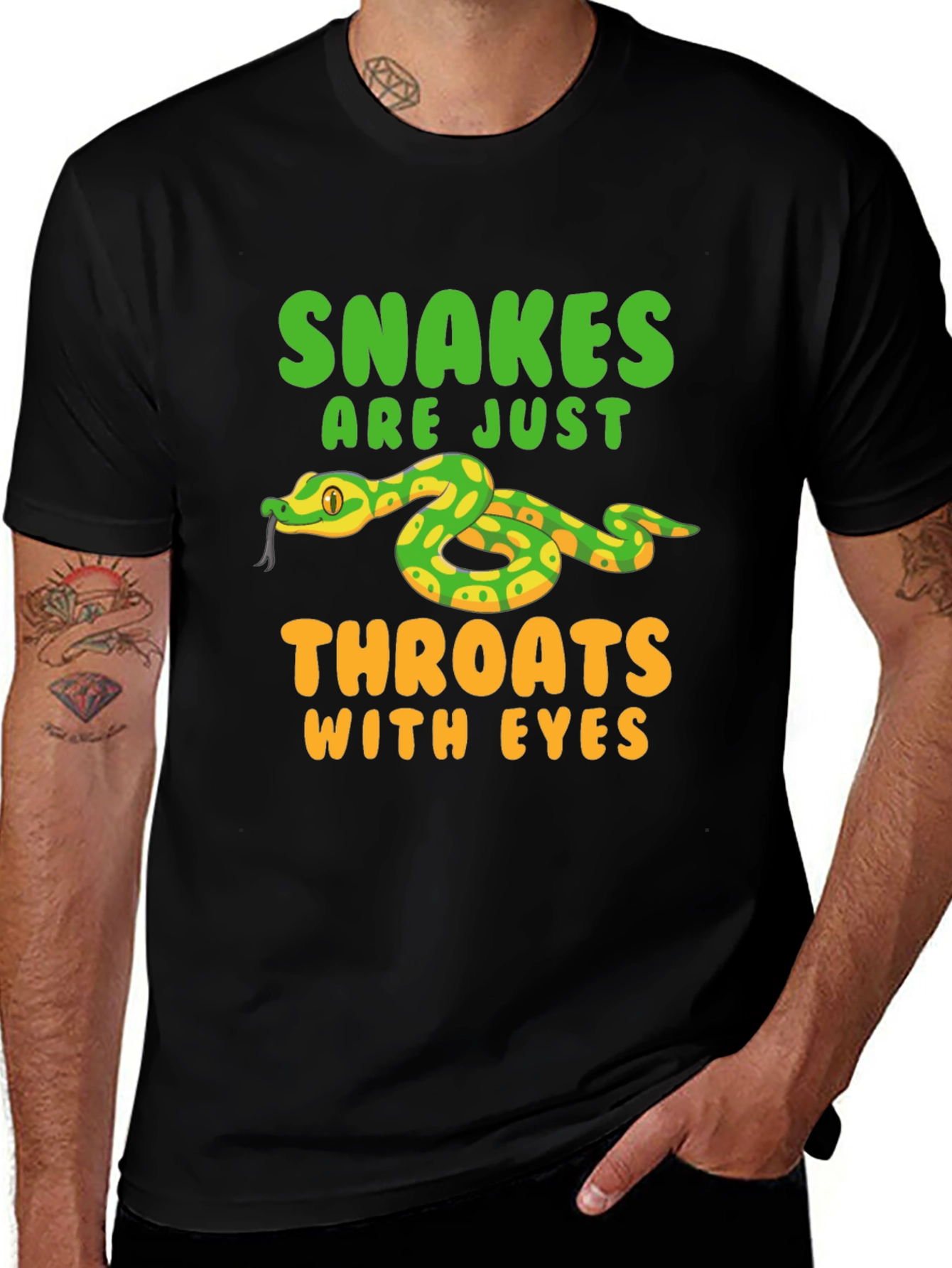 Snakes Are Just Throats With Eyes T-Shirt
