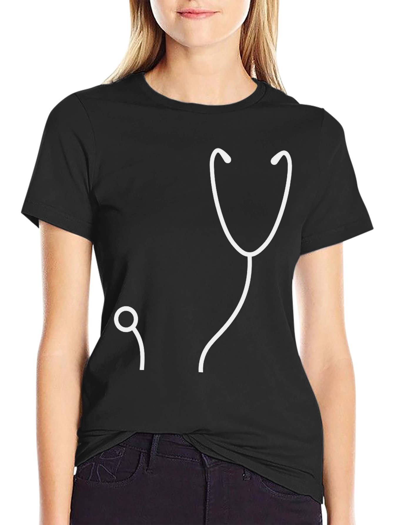 Stethoscope Graphic T-Shirt - Medical Tee