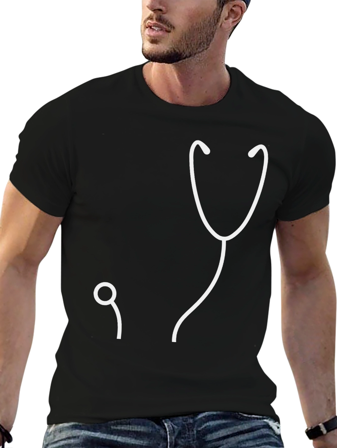 Stethoscope Graphic T-Shirt - Medical Tee
