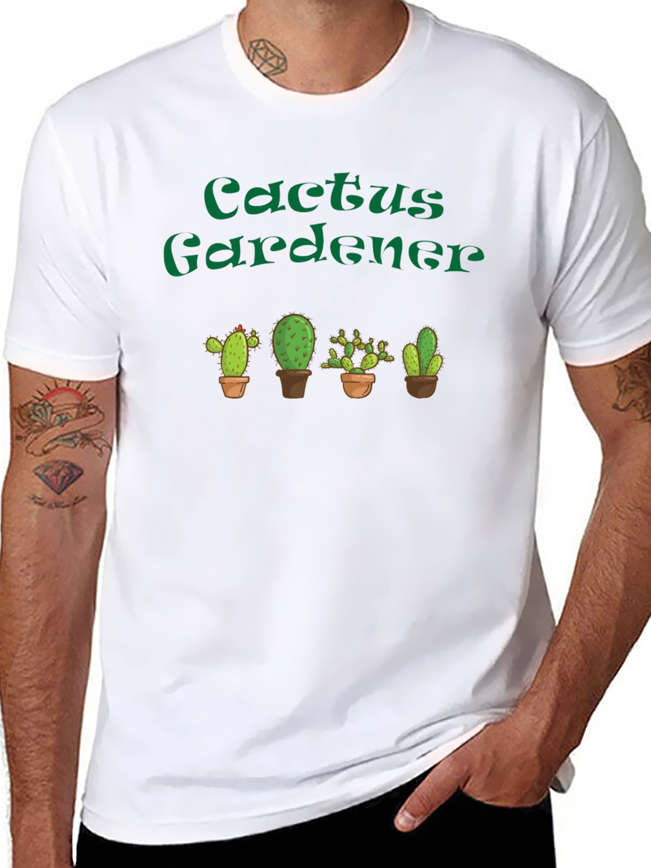 Cactus Gardener T-Shirt - Plant Lover Tee