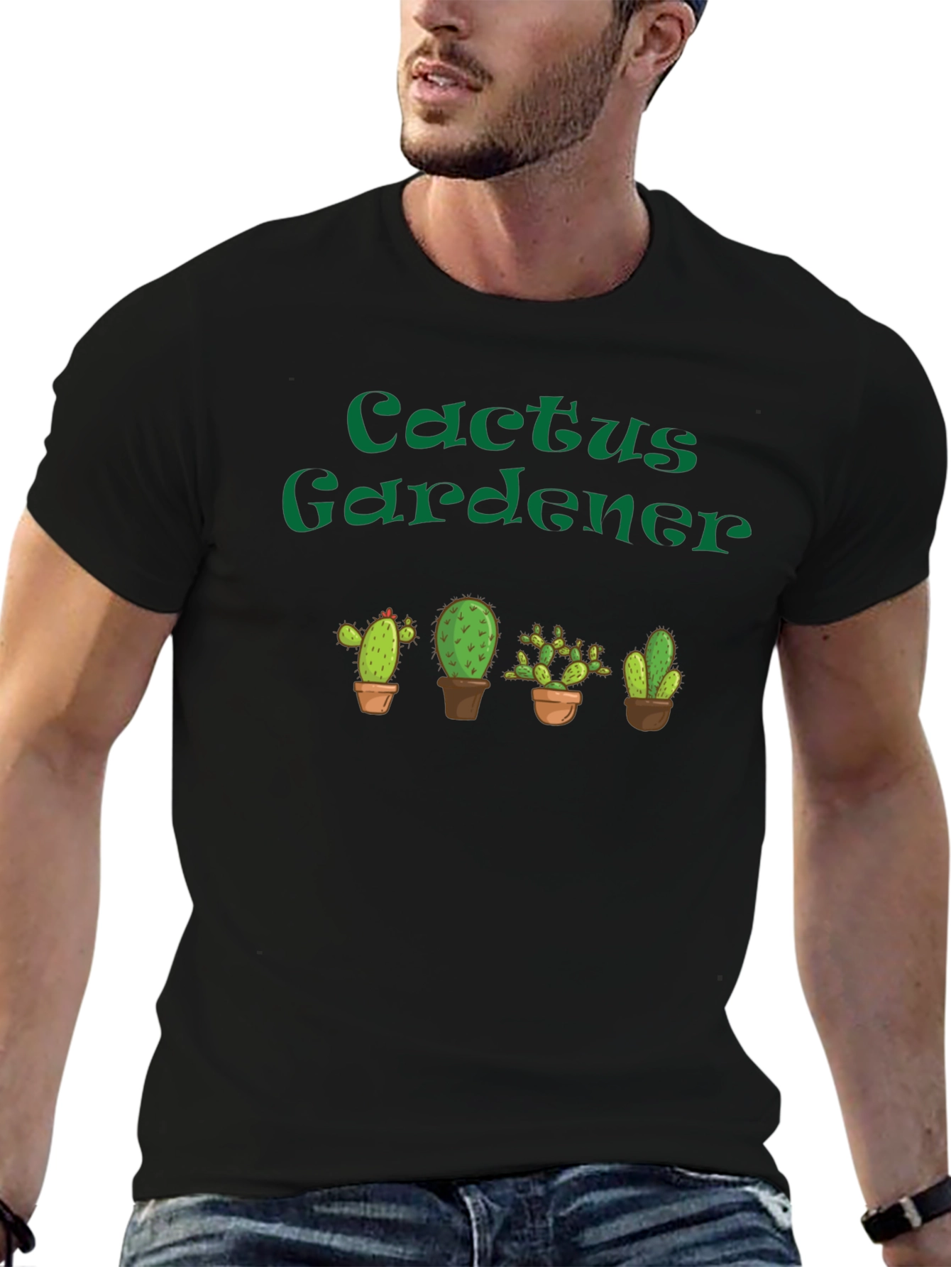 Cactus Gardener T-Shirt - Plant Lover Tee