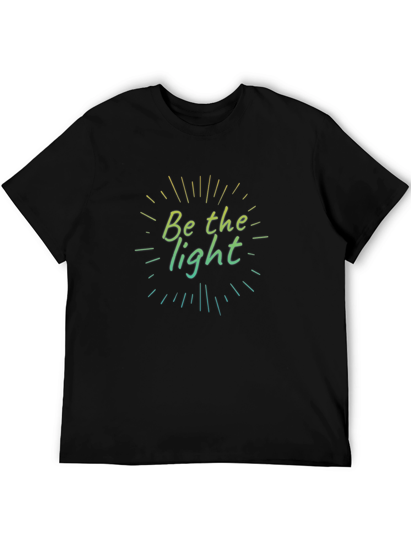 Be The Light Graphic Tee - Unisex Black Shirt