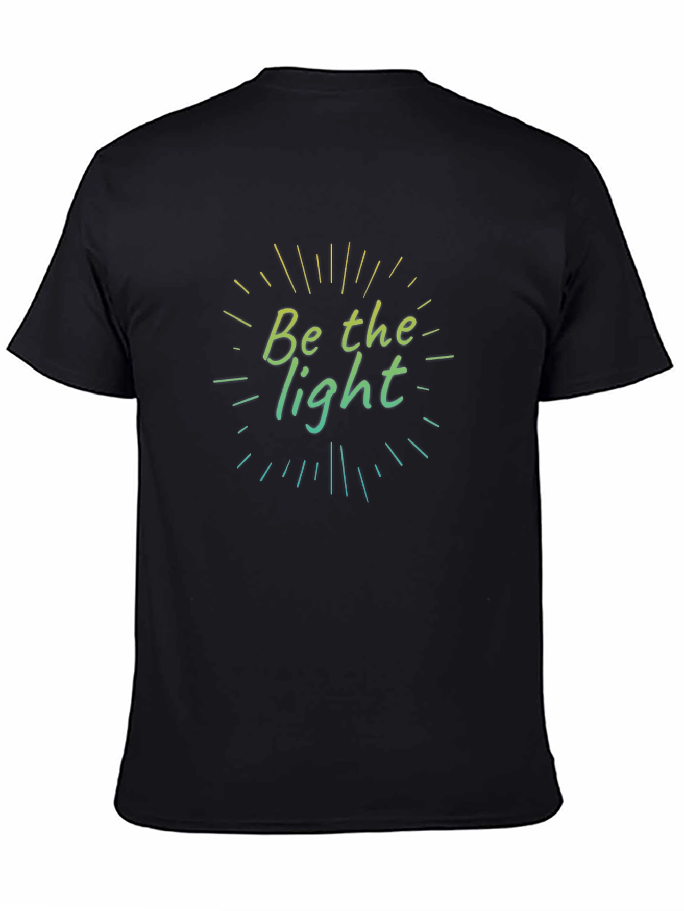 Be The Light Graphic Tee - Unisex Black Shirt