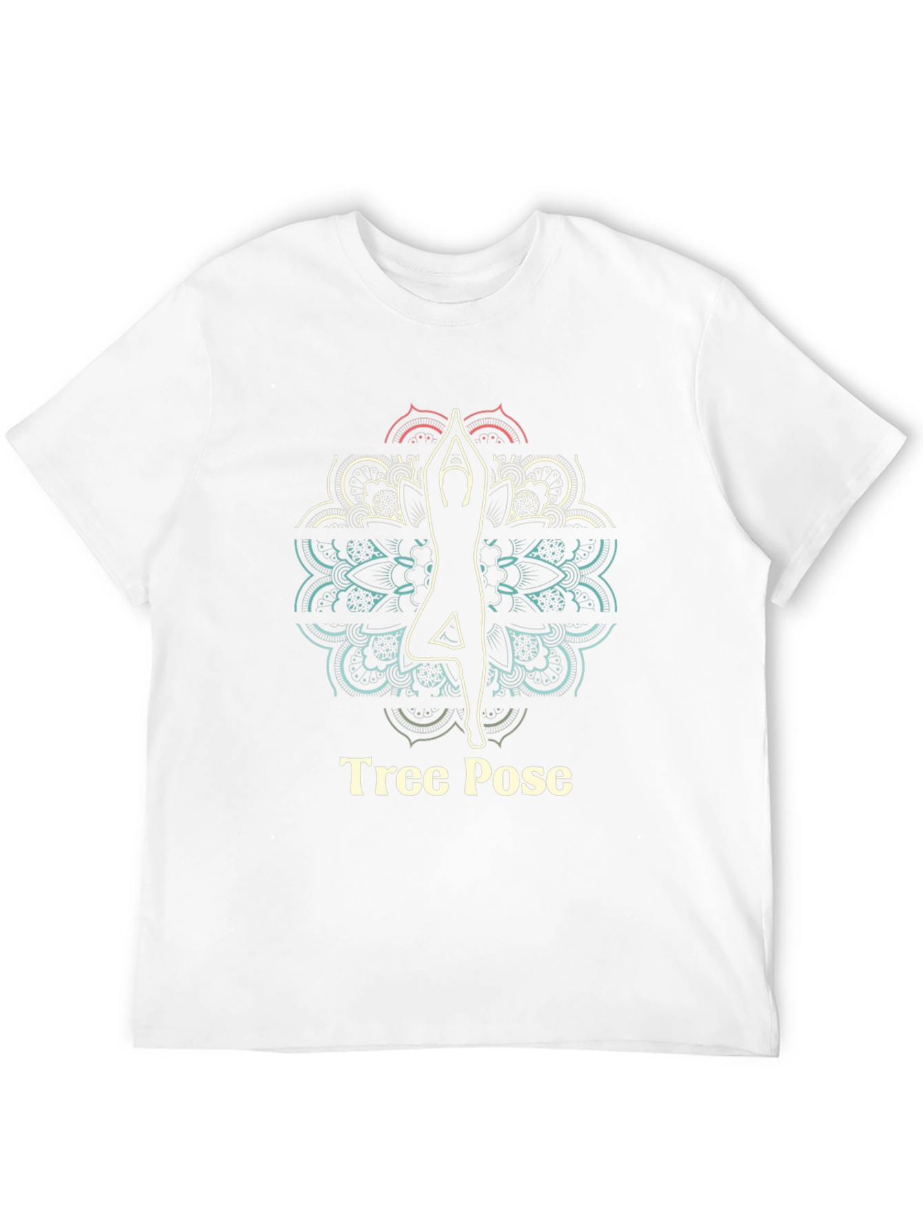 Tree Pose Yoga Graphic Tee - Mens Black T-Shirt