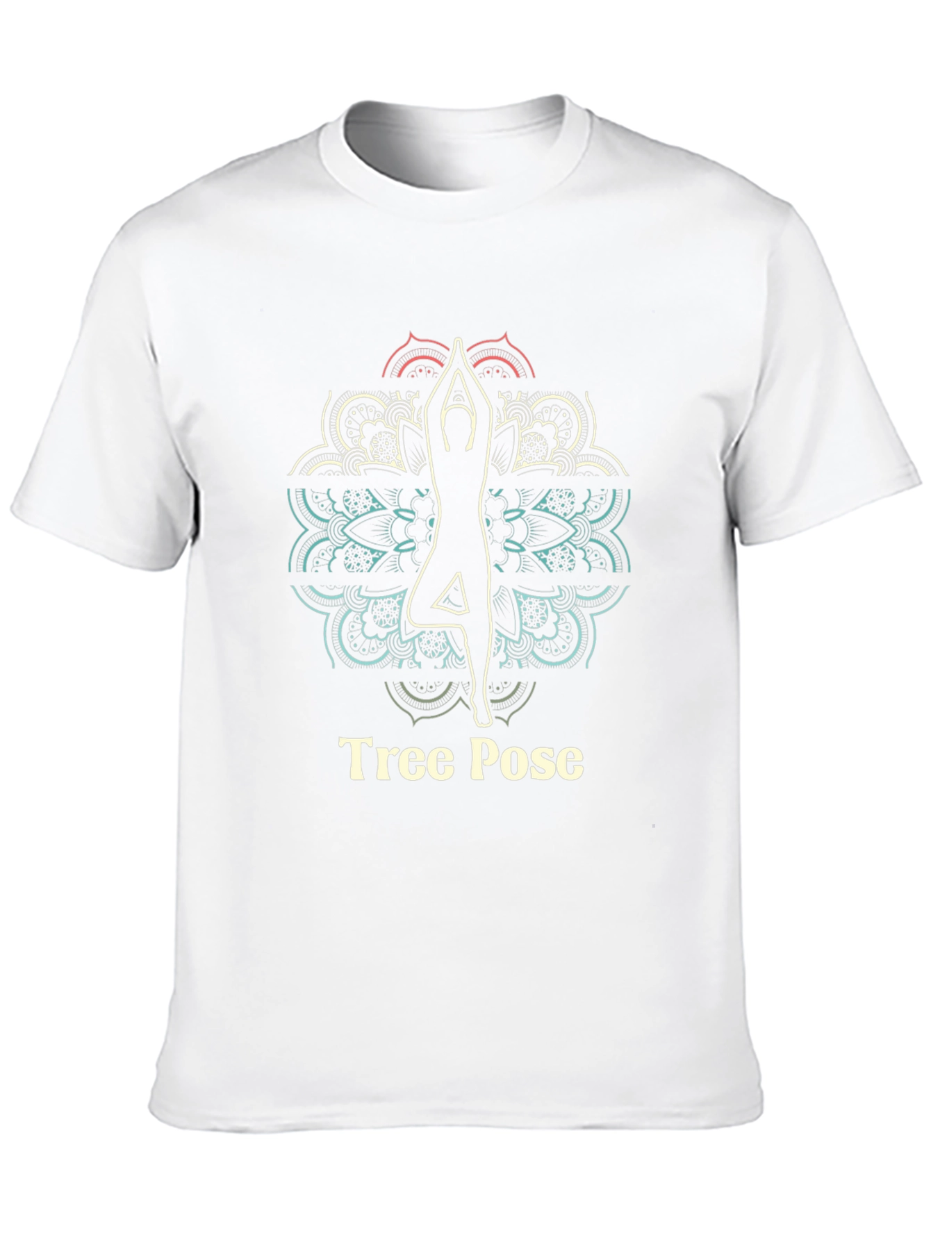 Tree Pose Yoga Graphic Tee - Mens Black T-Shirt