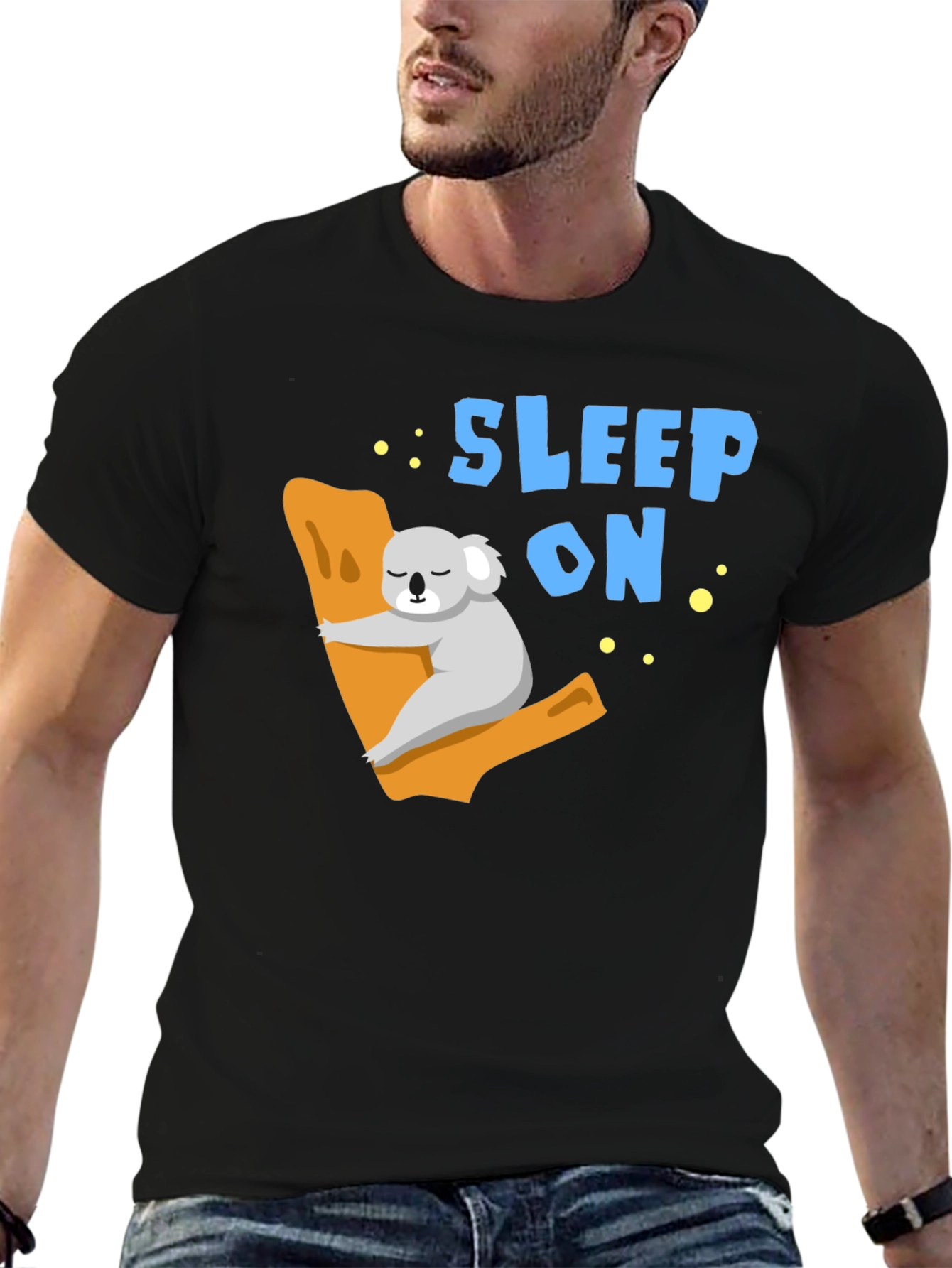 Sleep On Koala Graphic T-Shirt
