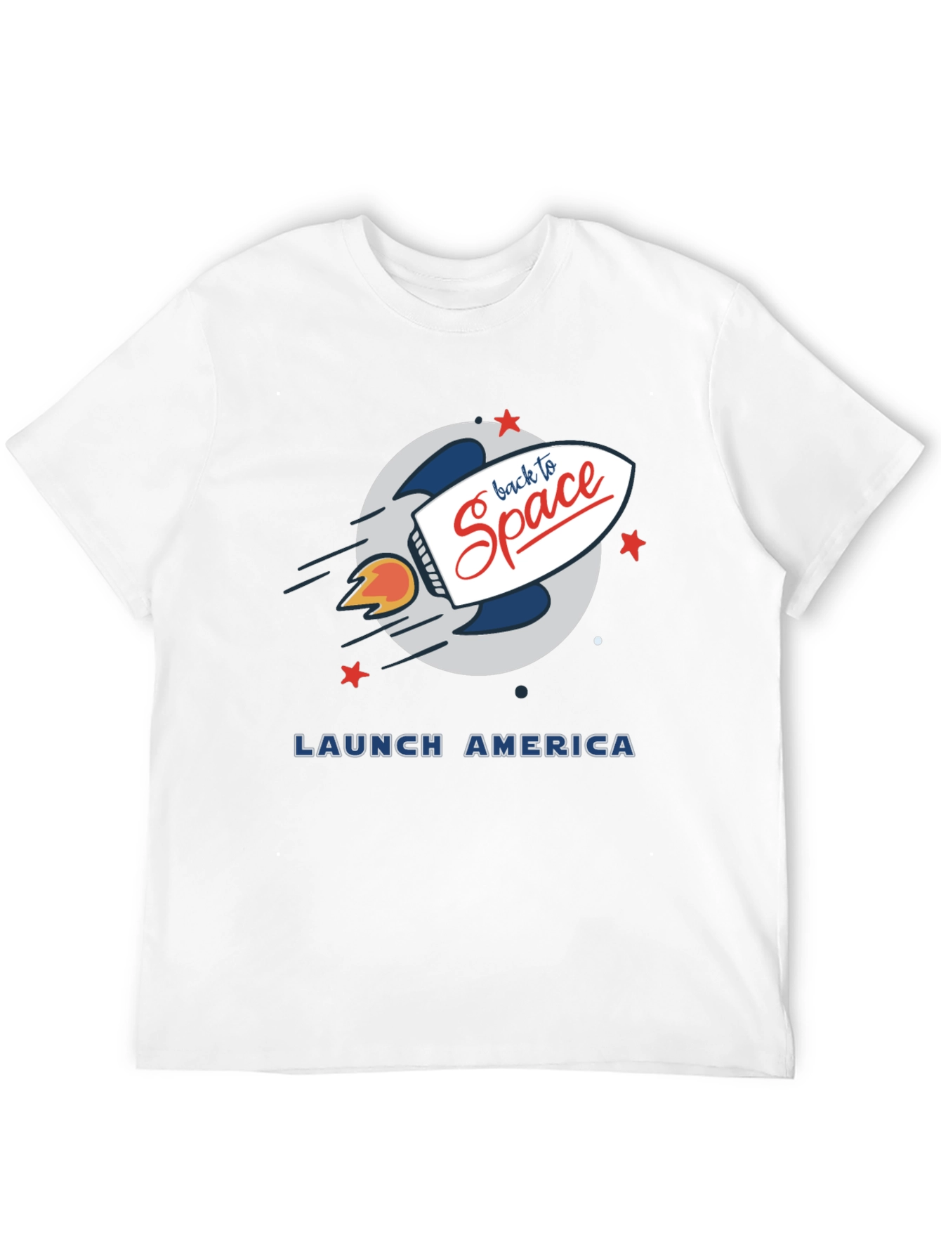 Back to Space Graphic Tee