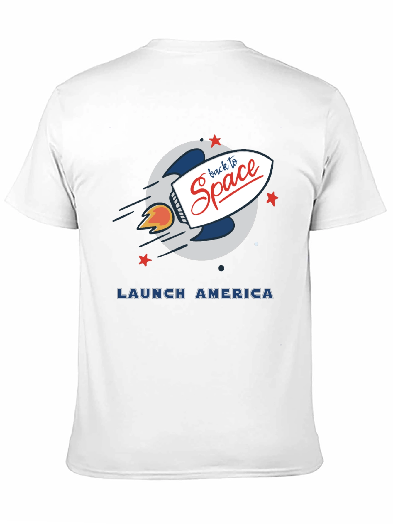 Back to Space Graphic Tee