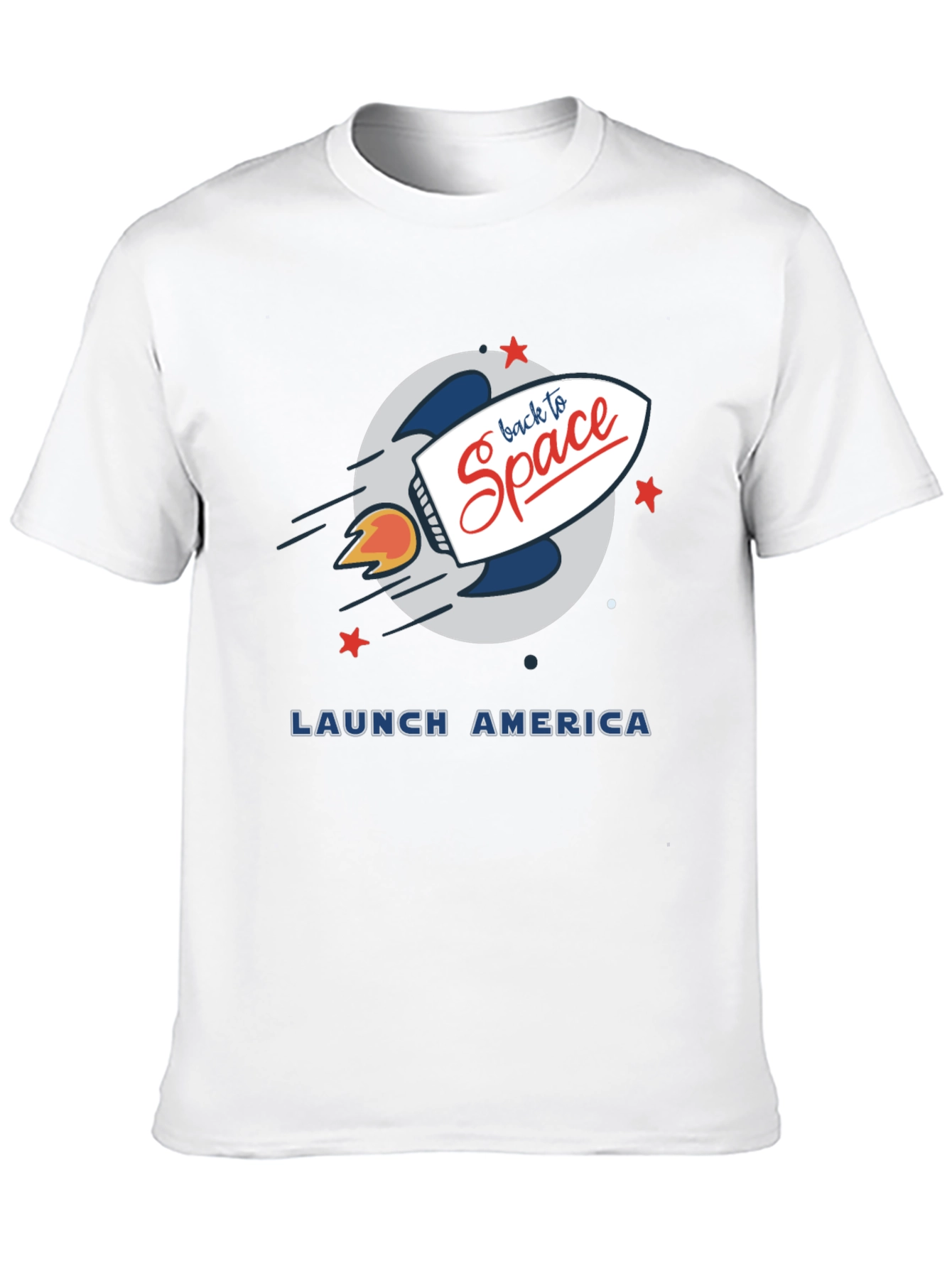 Back to Space Graphic Tee