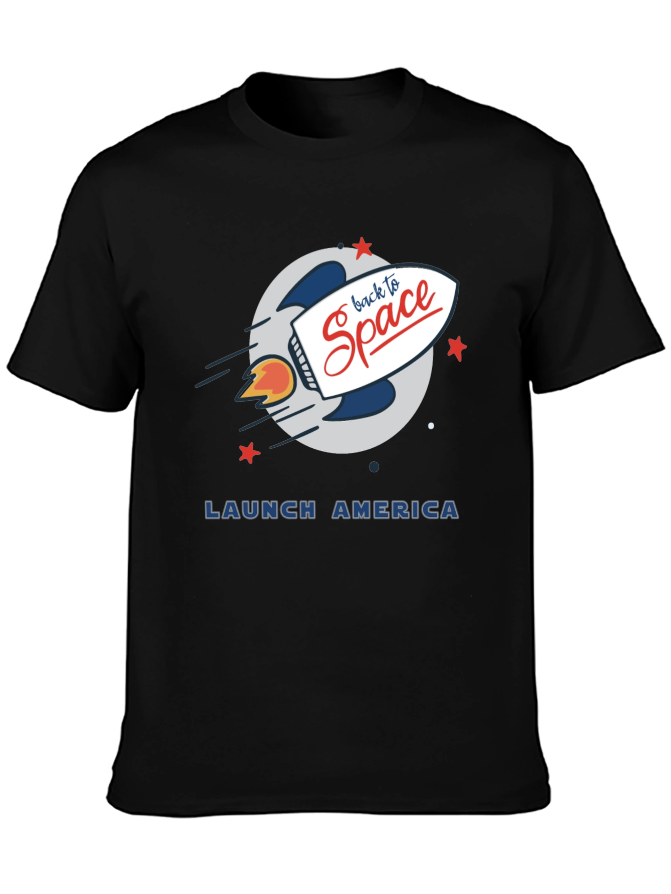 Back to Space Graphic Tee