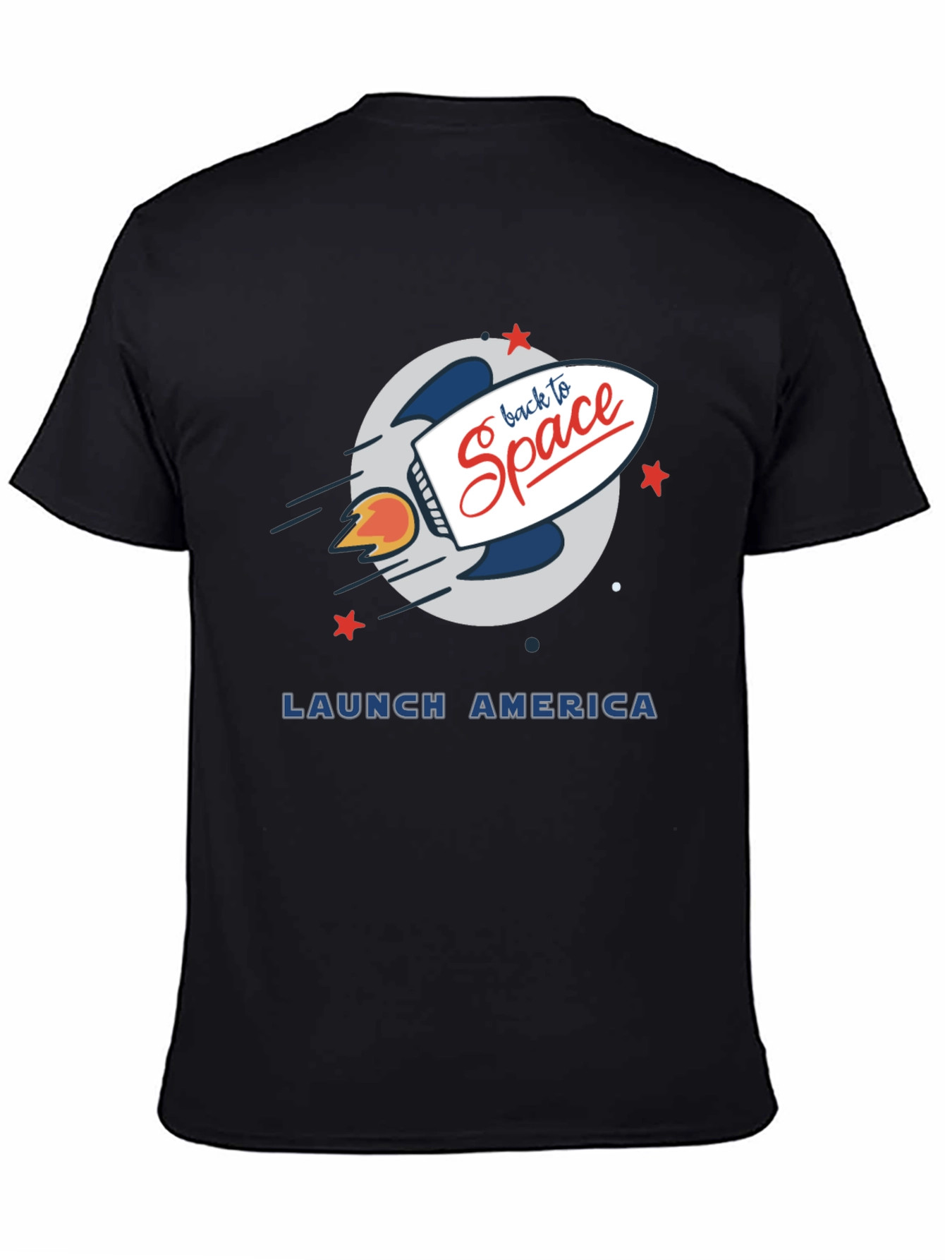 Back to Space Graphic Tee