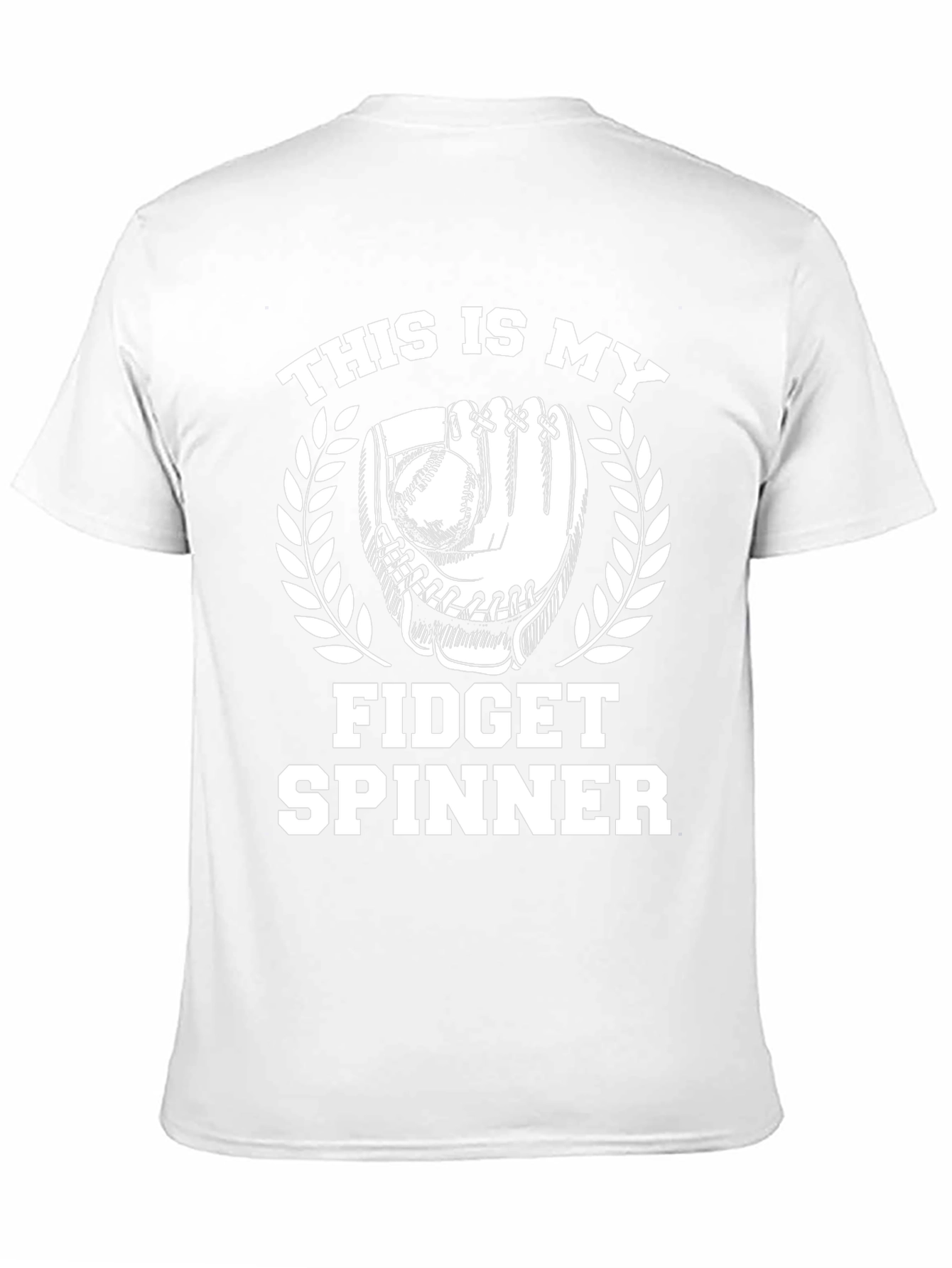 Baseball Fidget Spinner Graphic T-Shirt