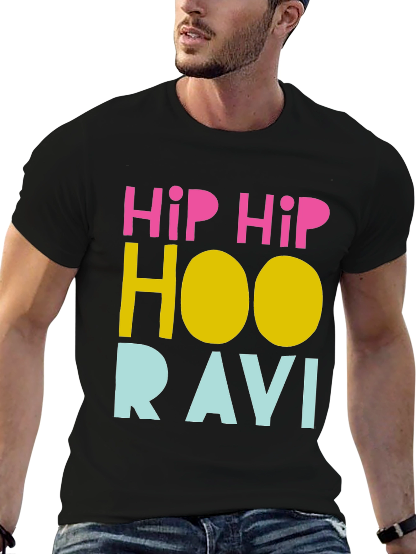 Hip Hip Hooravi Funny Graphic T-Shirt