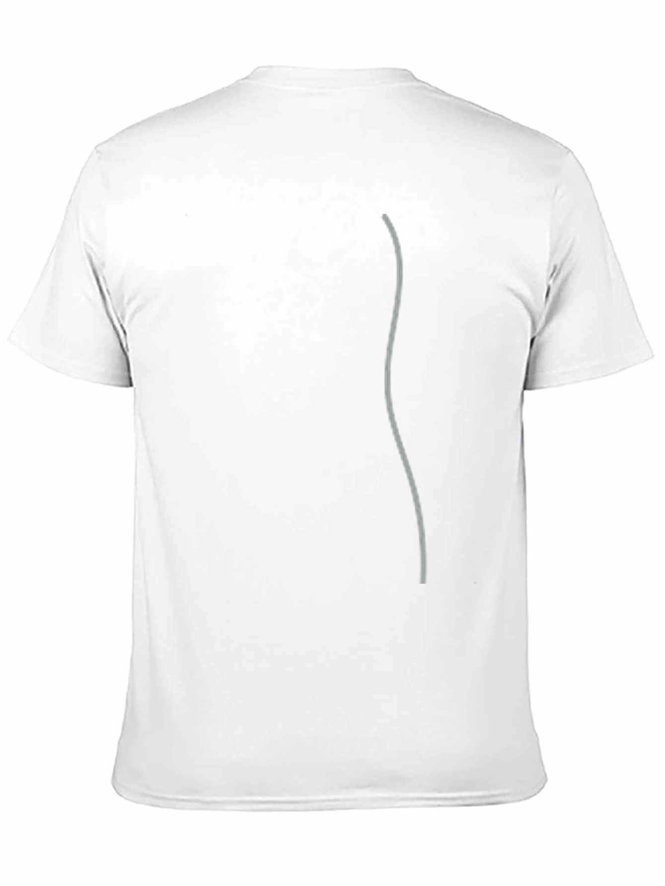 Mens Black Casual Tee with Minimalist Design