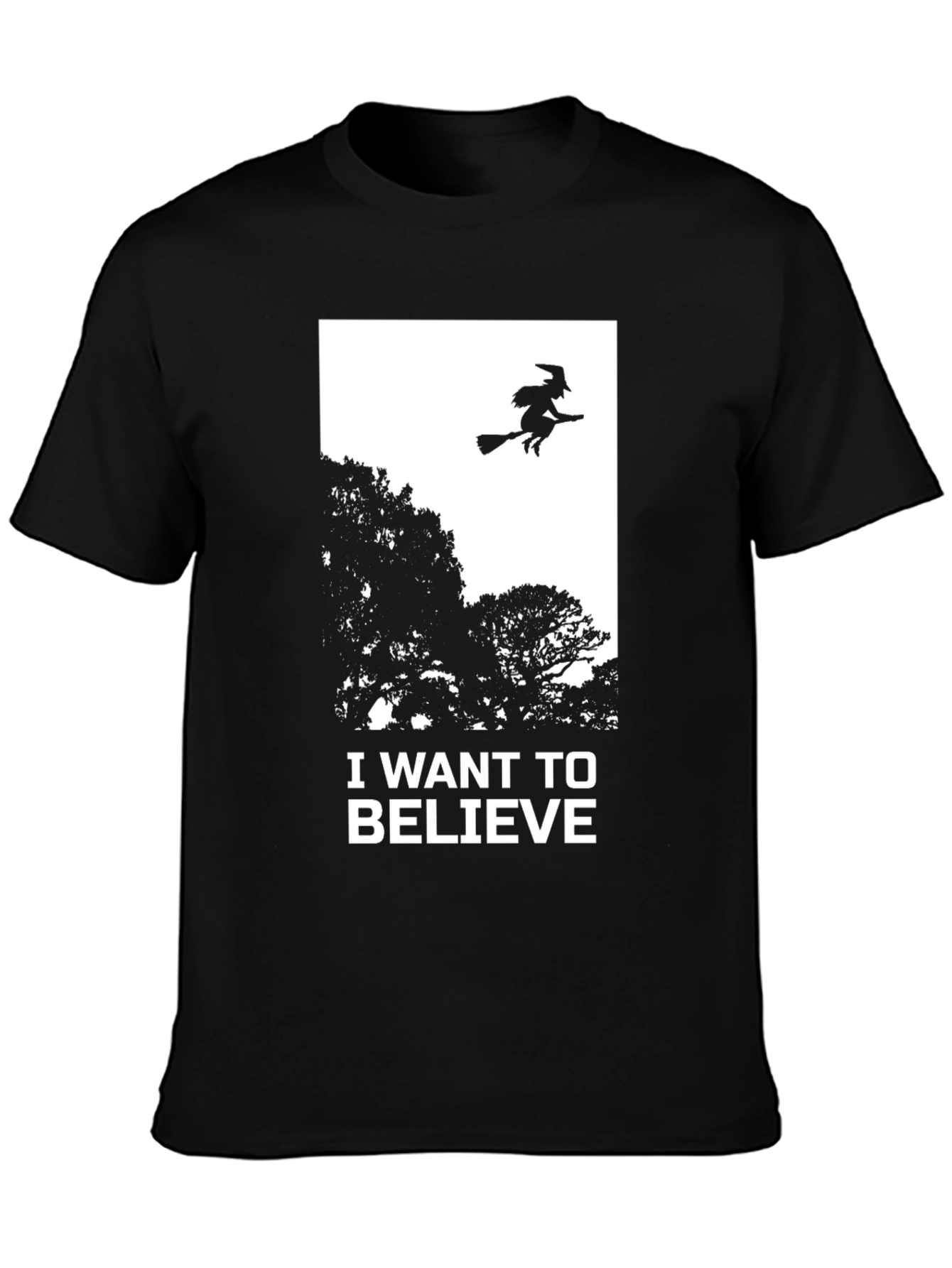 I Want To Believe Witch Graphic Tee