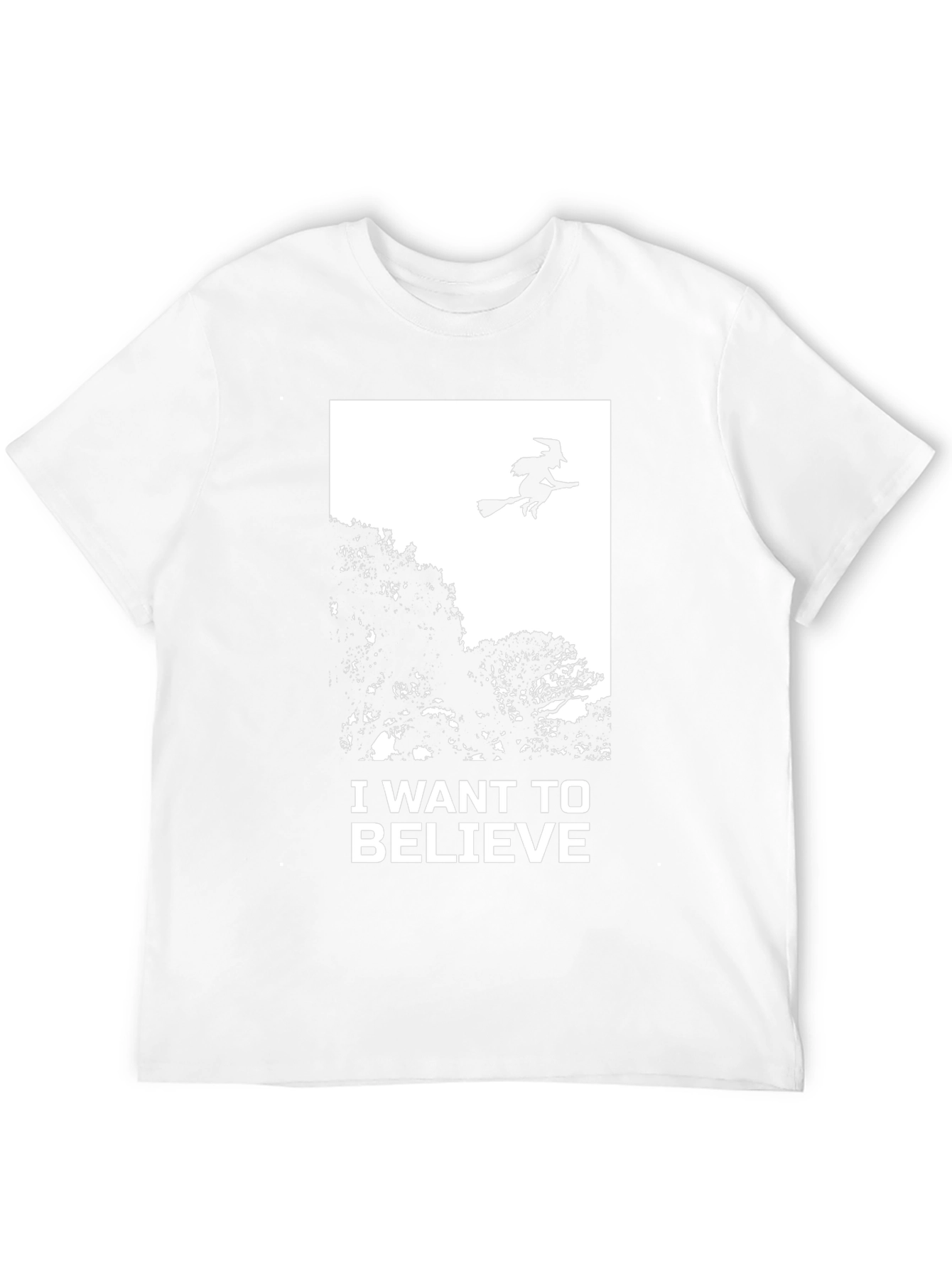 I Want To Believe Witch Graphic Tee