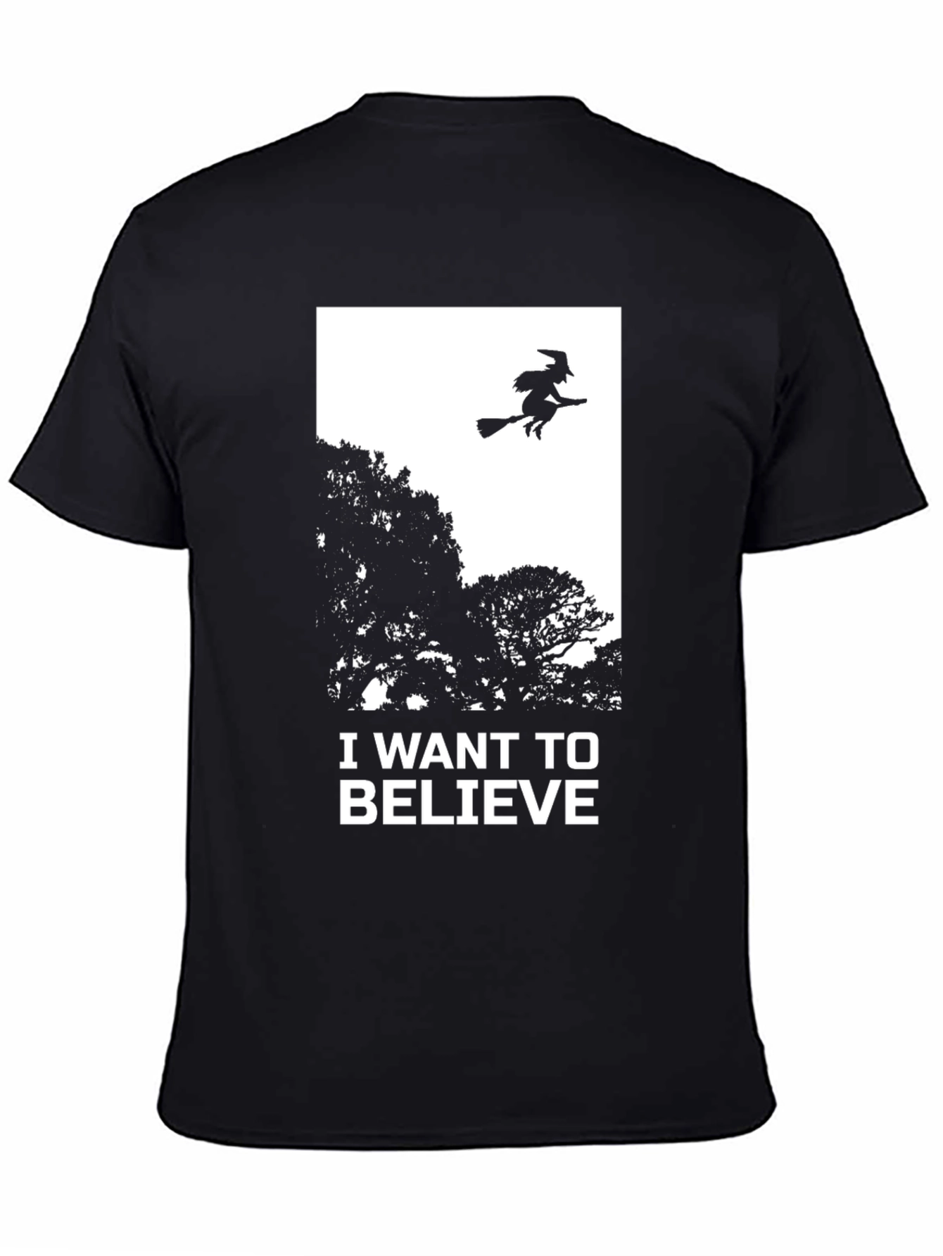 I Want To Believe Witch Graphic Tee
